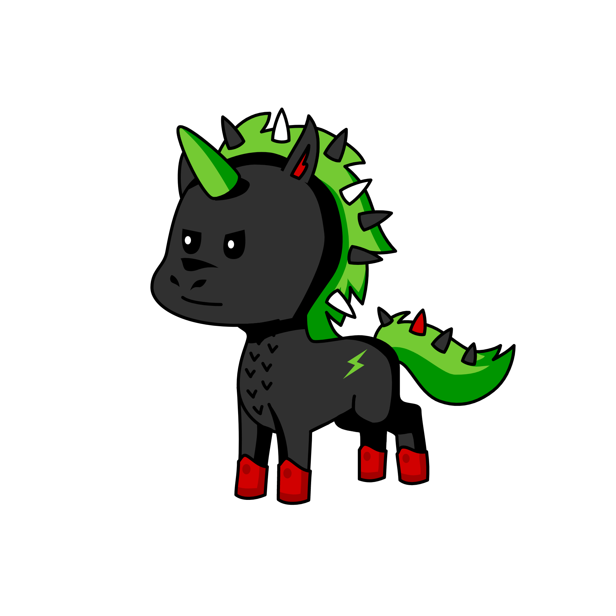 emo gurl, the unicorn
