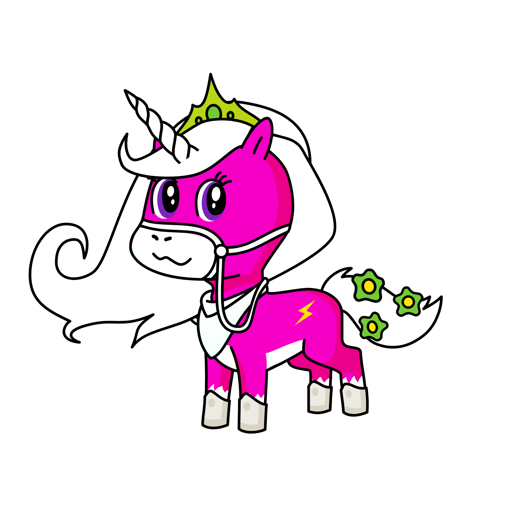 nube, the unicorn