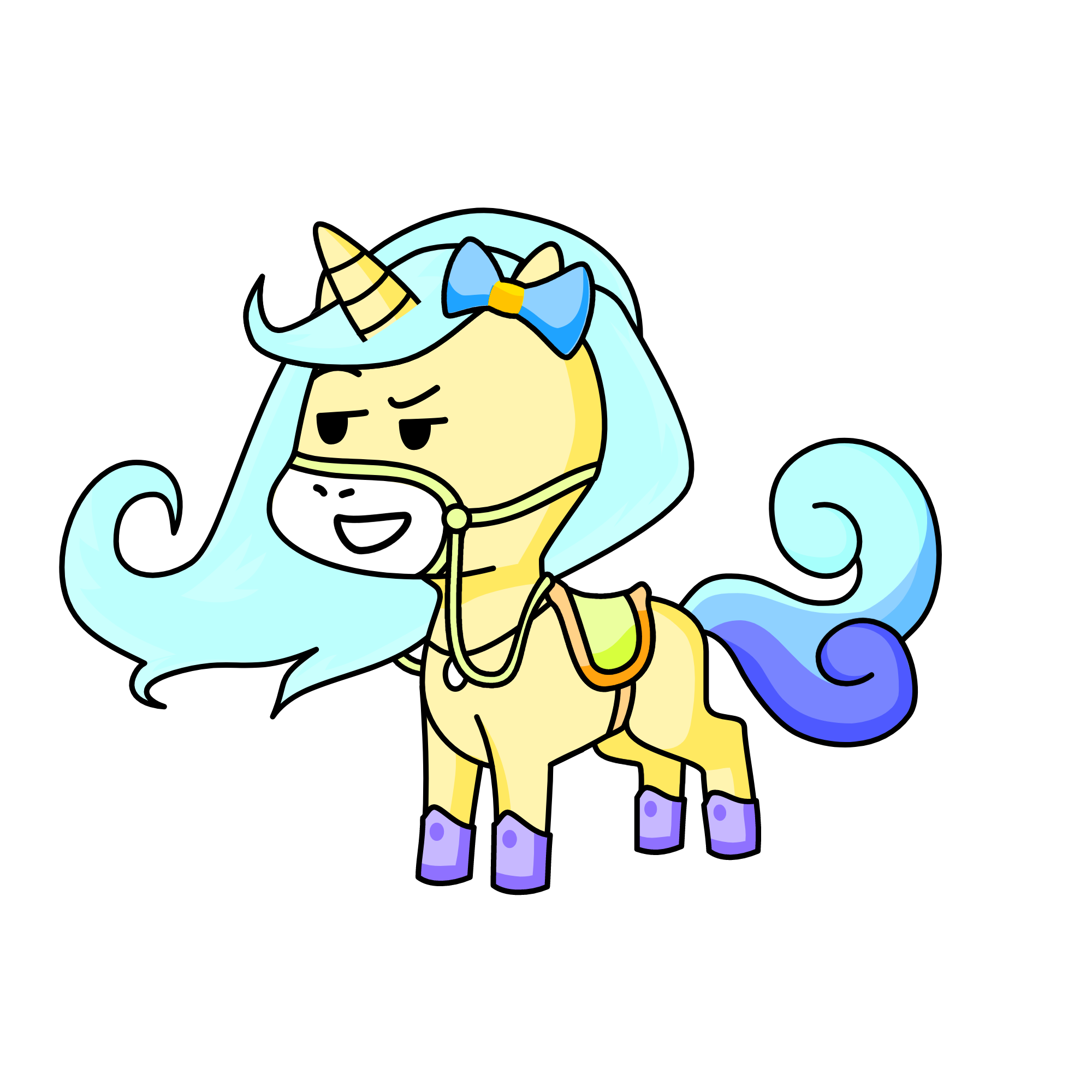 princess of selfish, the unicorn