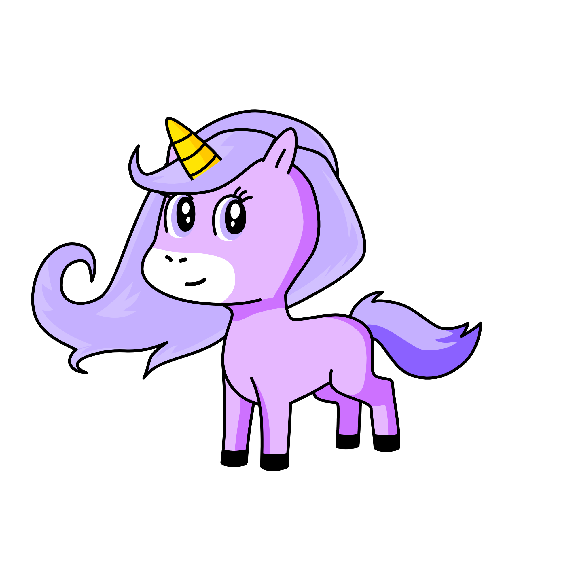 sparkly, the unicorn