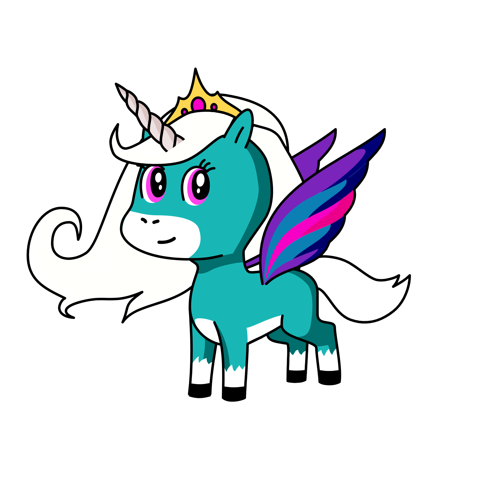 Snowy, the unicorn