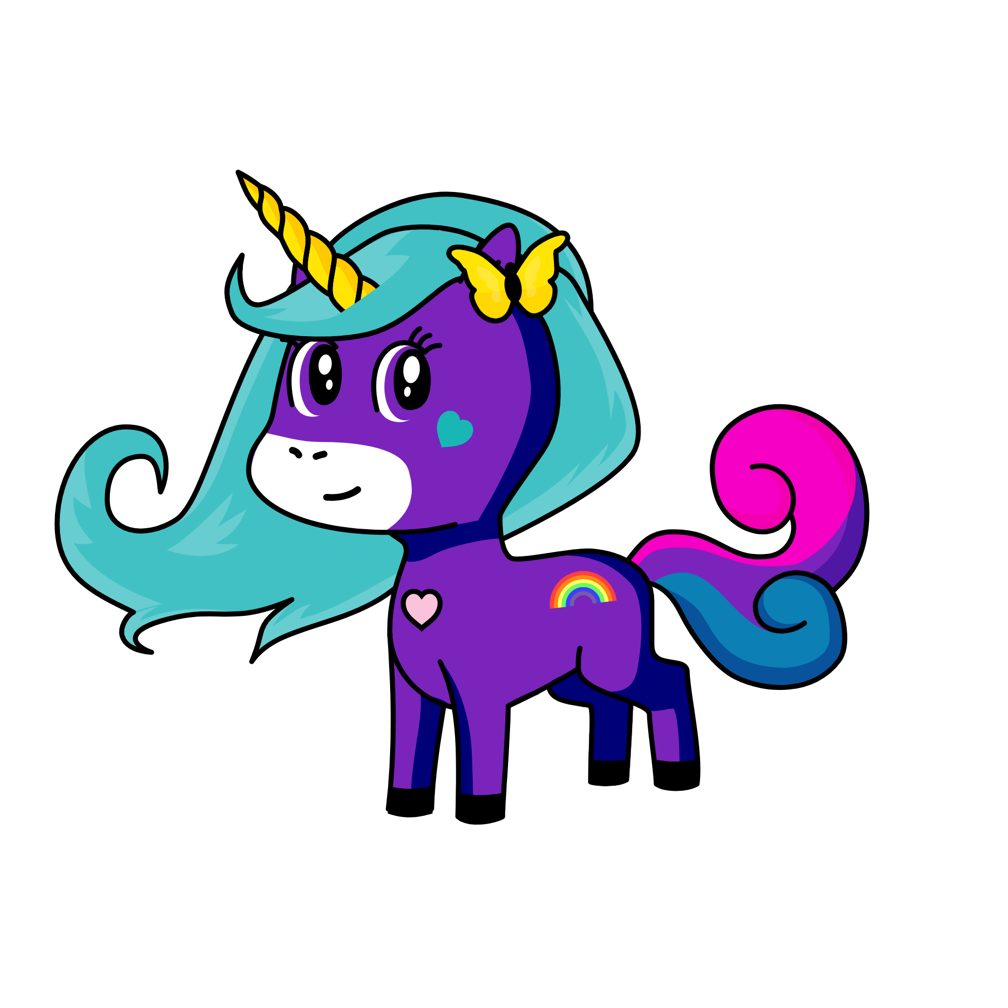 Galaxy, the unicorn