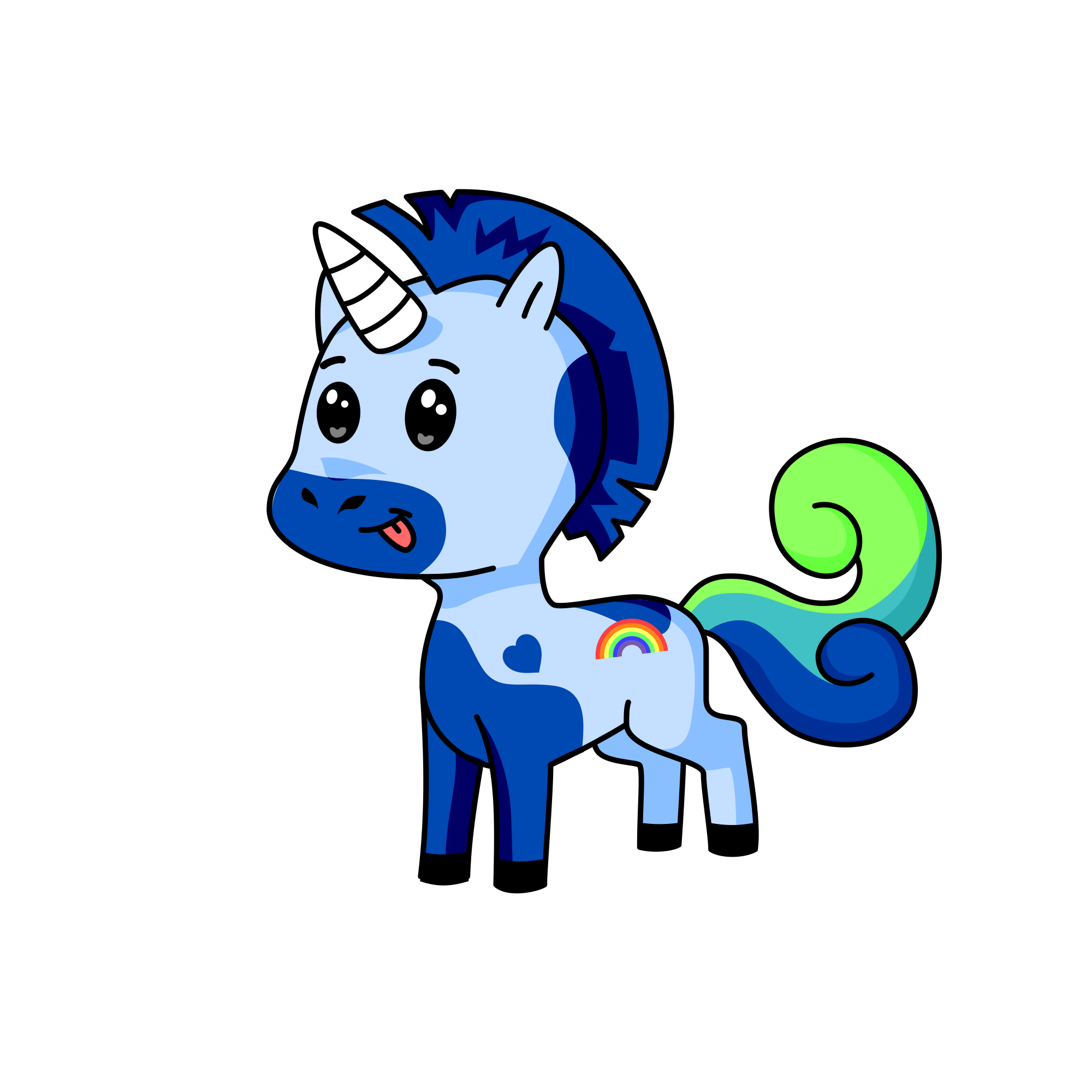 Luna , the unicorn