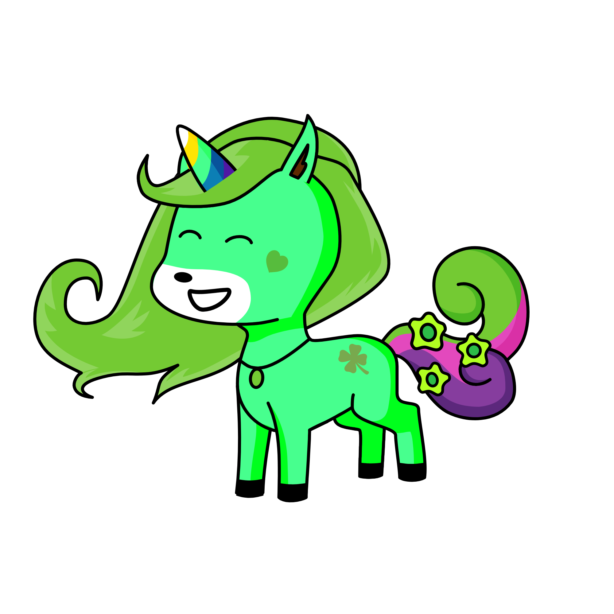 Grassalene, the unicorn