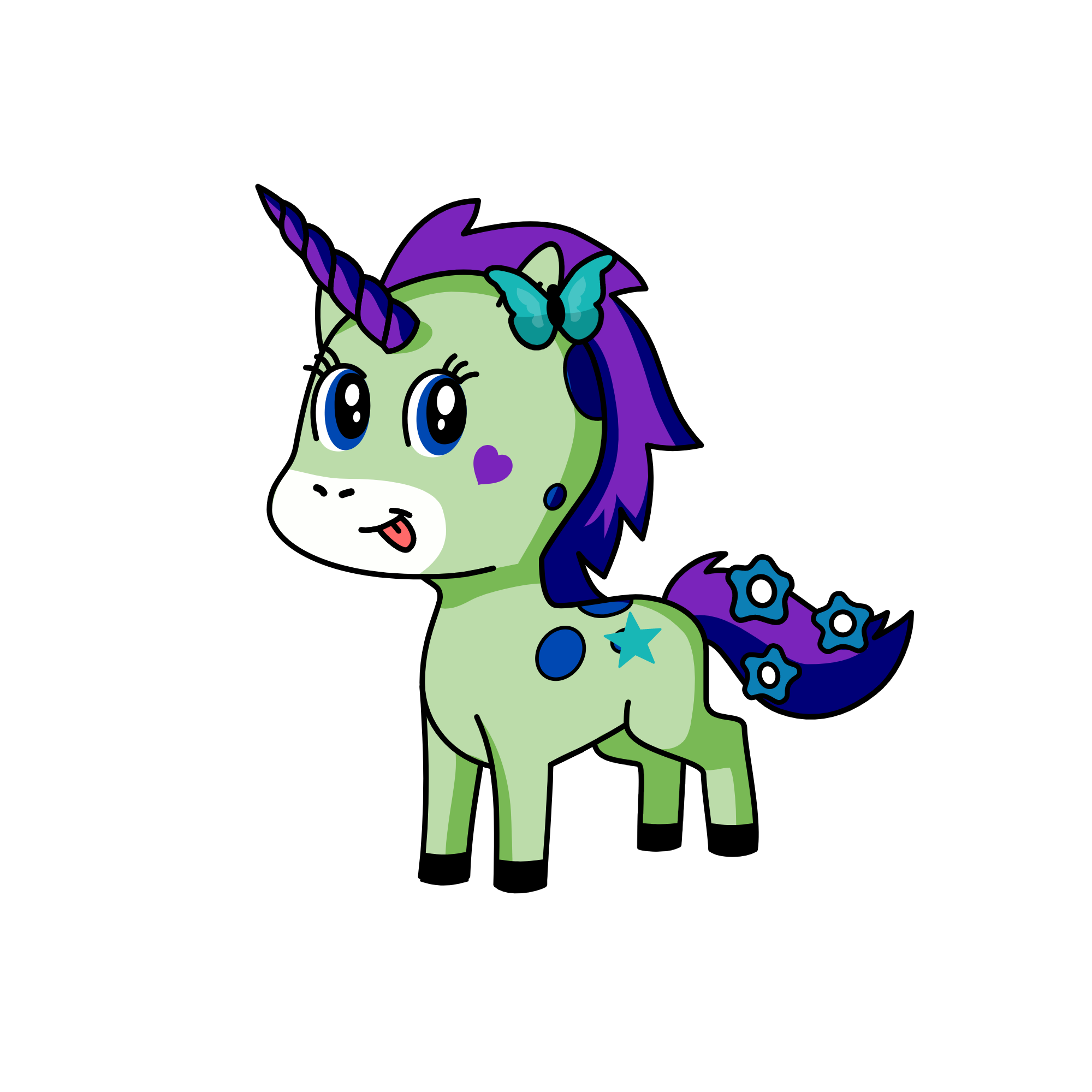 Lilac, the unicorn