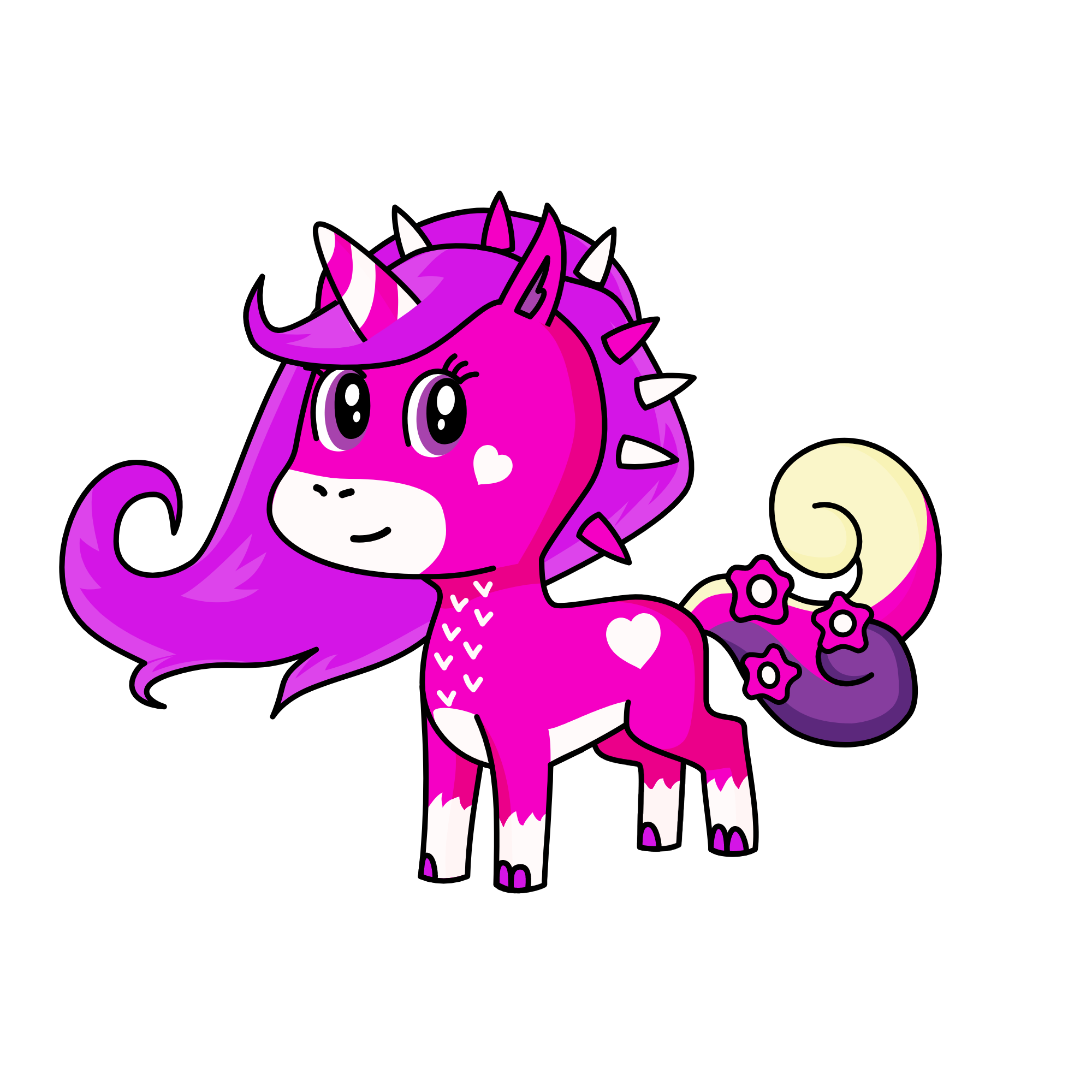Sassy Corn, the unicorn