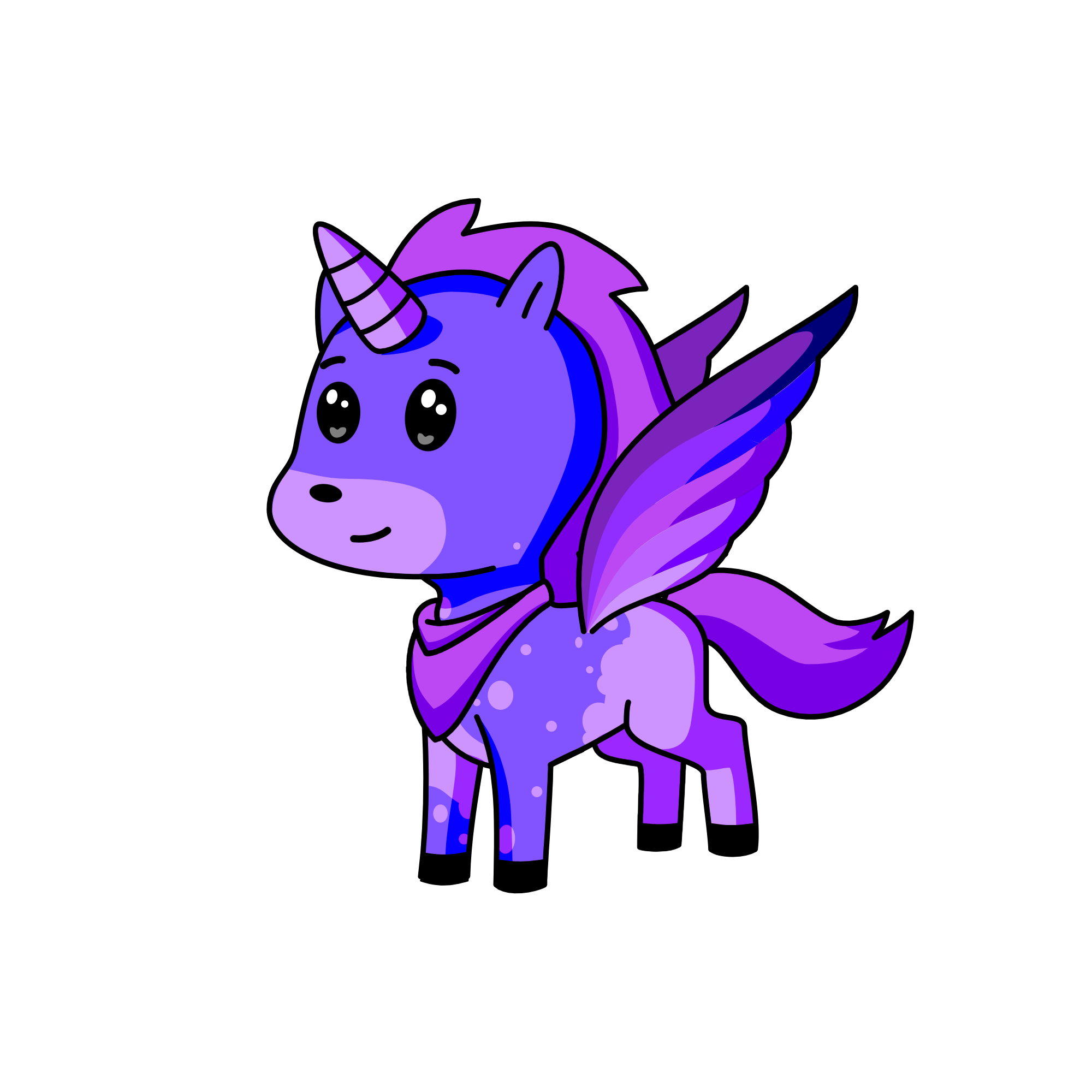 purple death, the unicorn