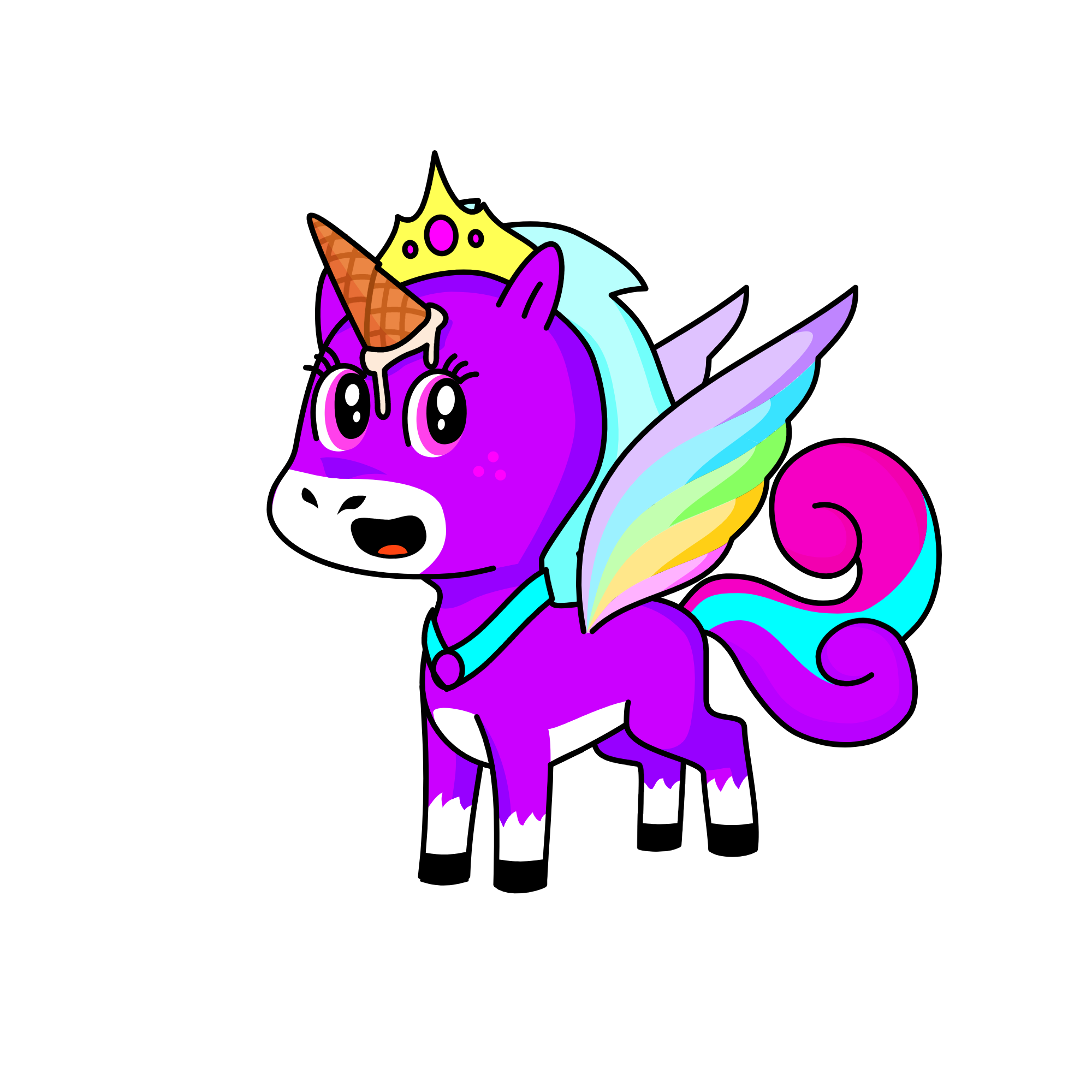 Glimmer, the unicorn
