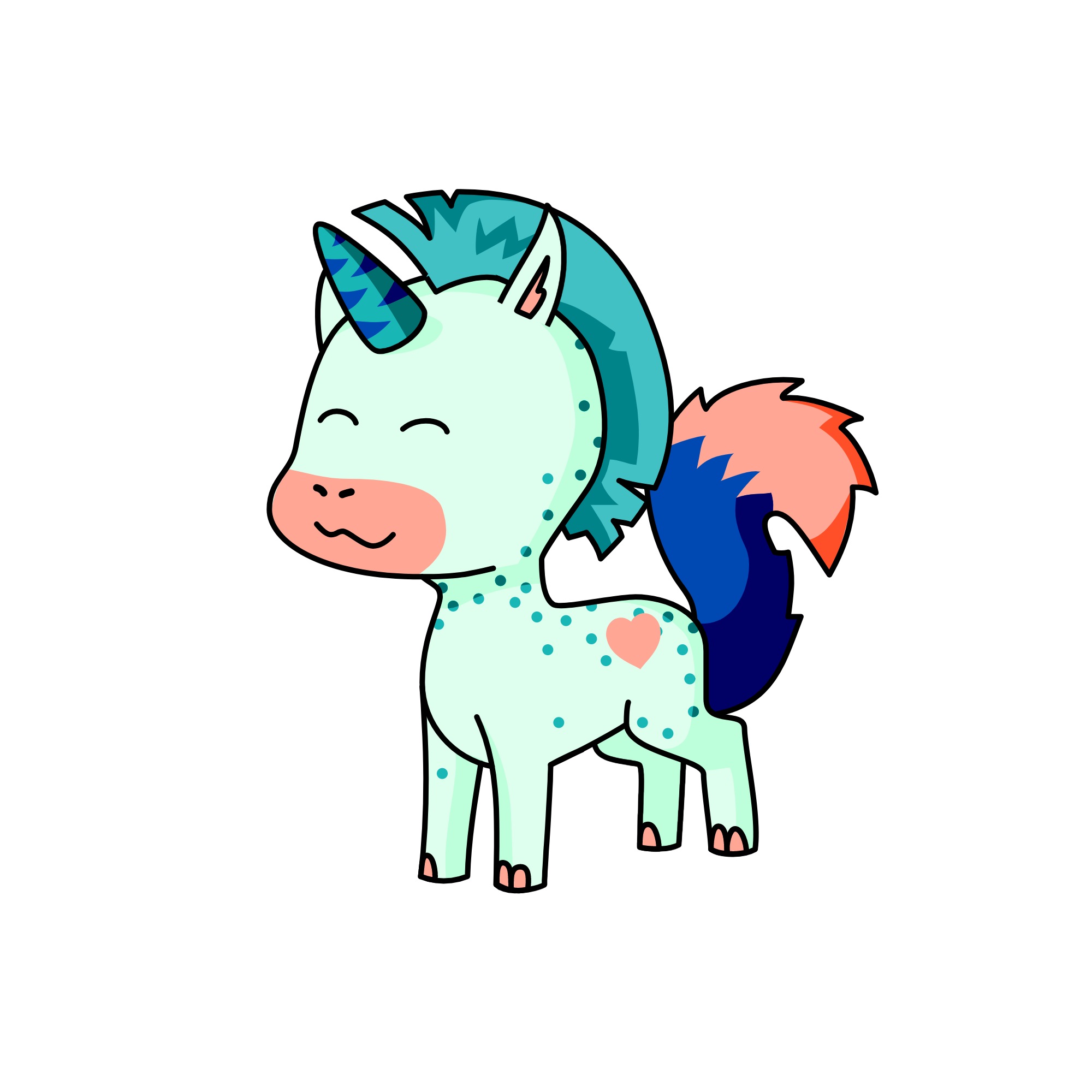 freckles, the unicorn