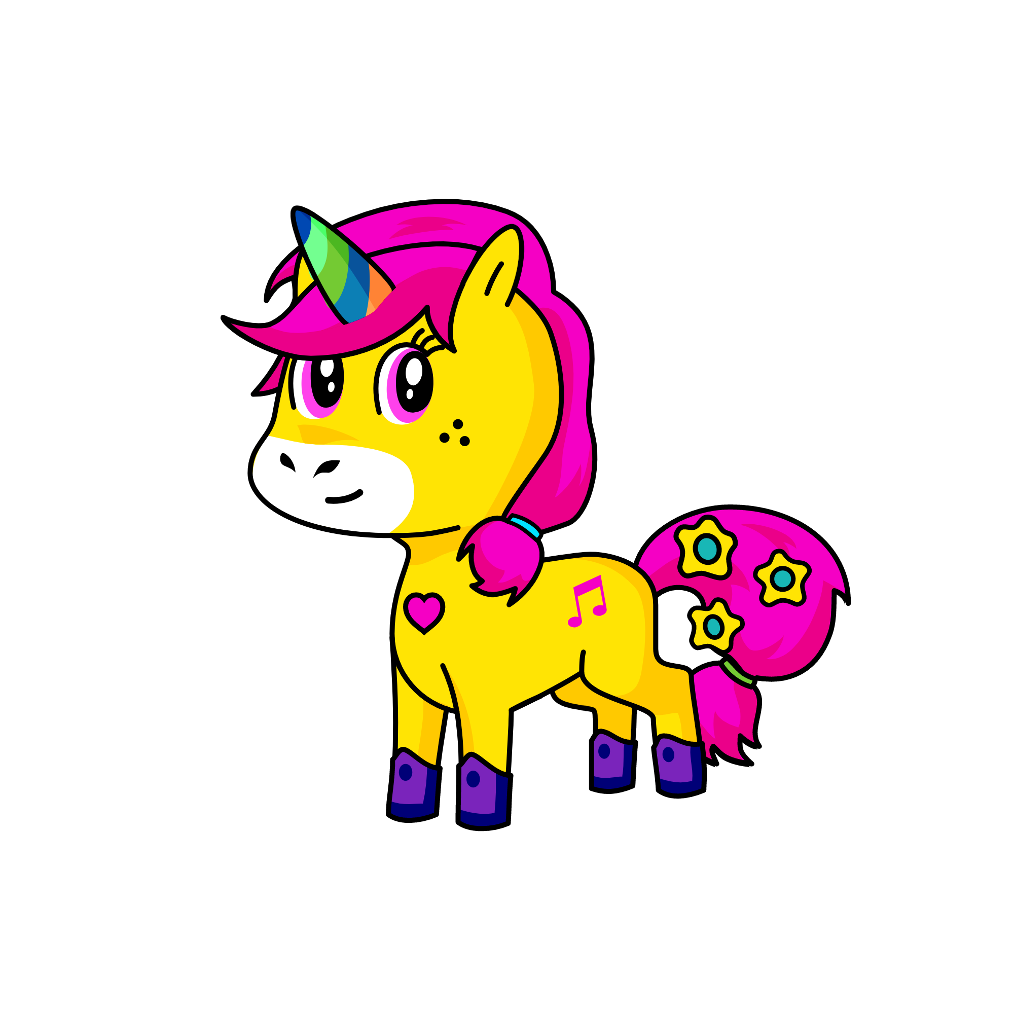 sparkels, the unicorn