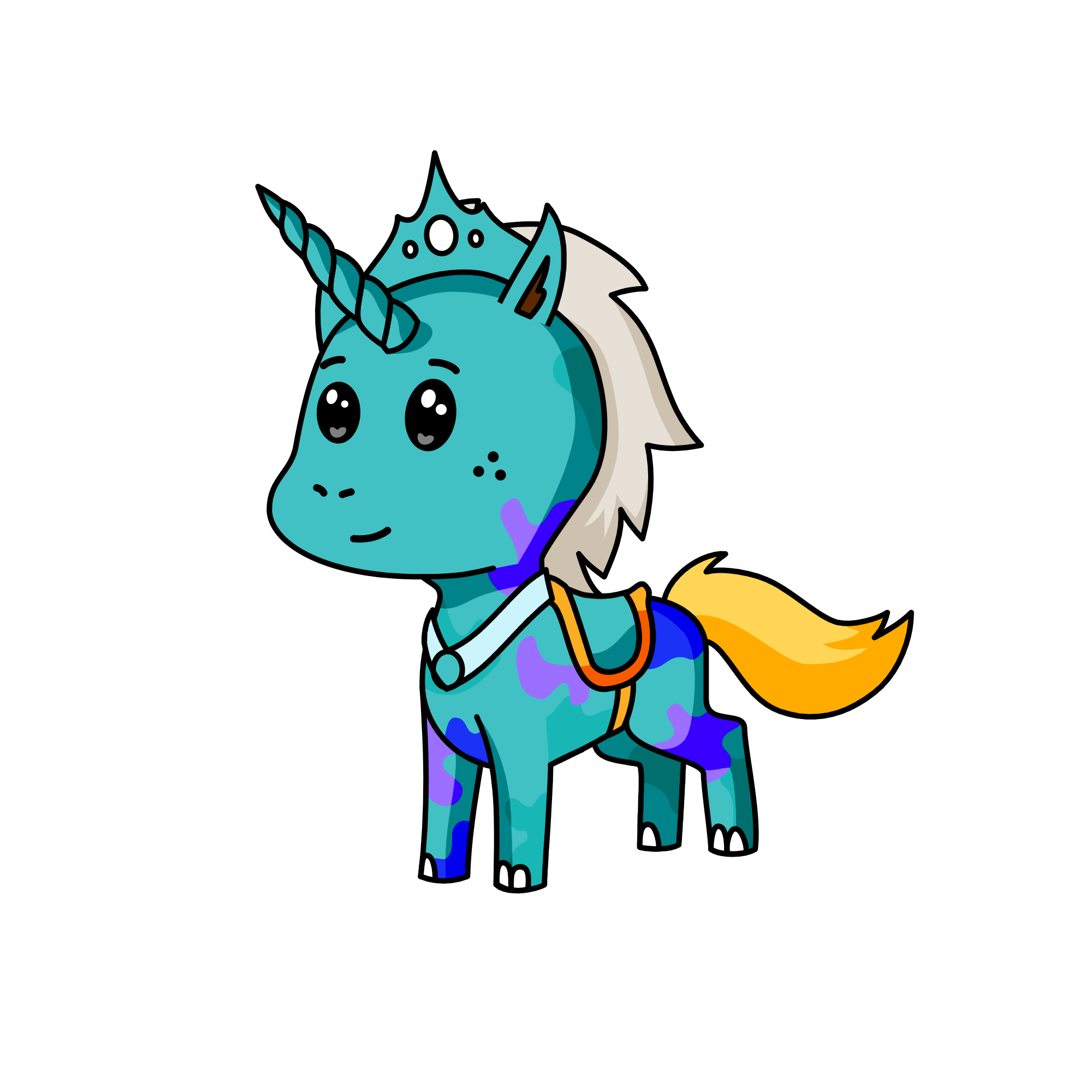 tealny, the unicorn