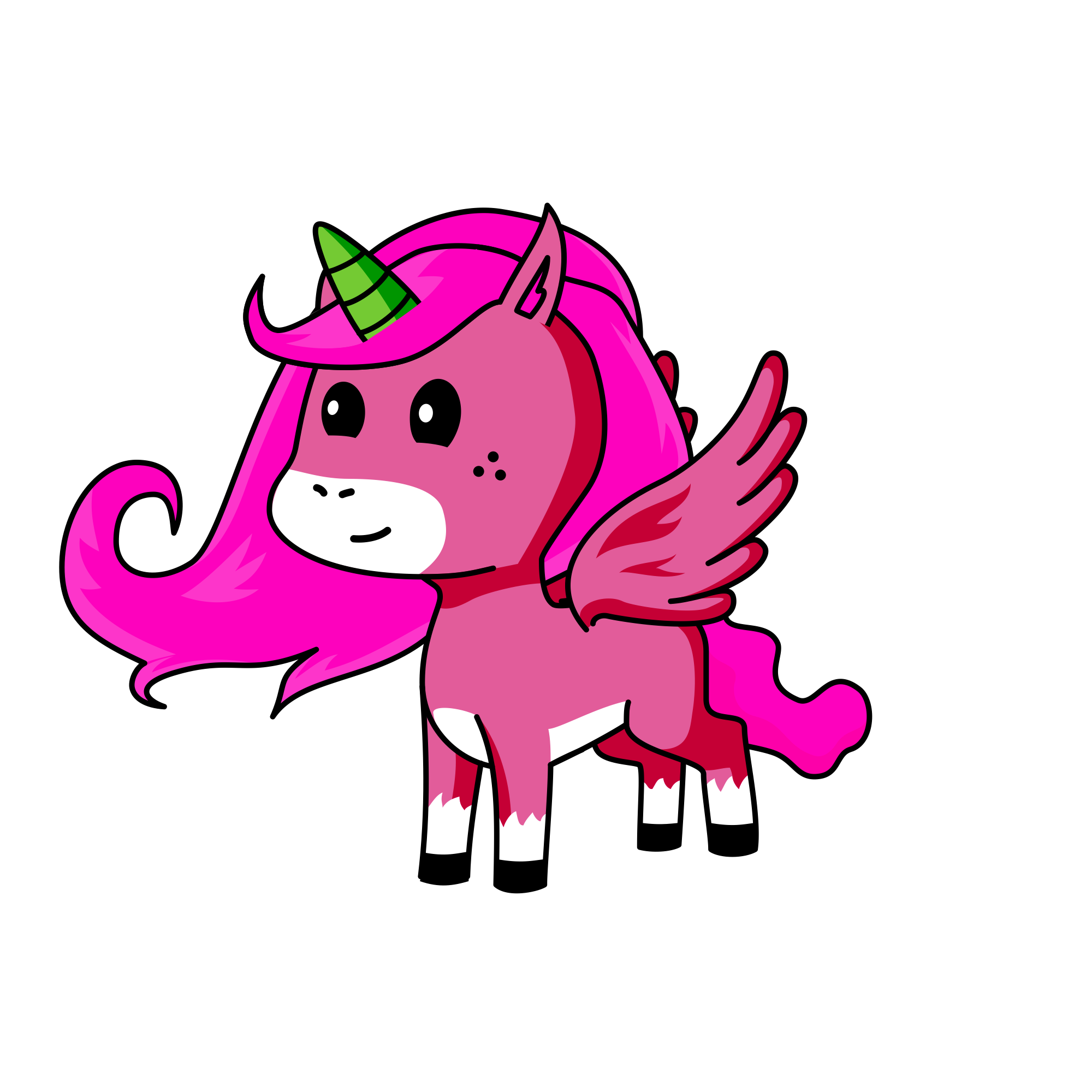 Strawberry , the unicorn
