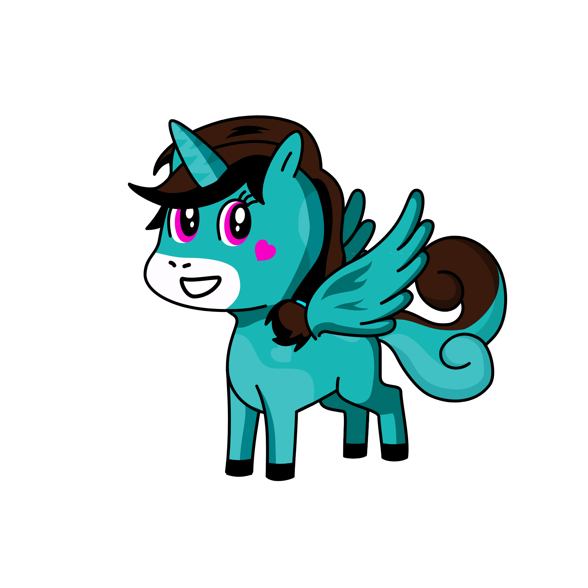 Winter, the unicorn