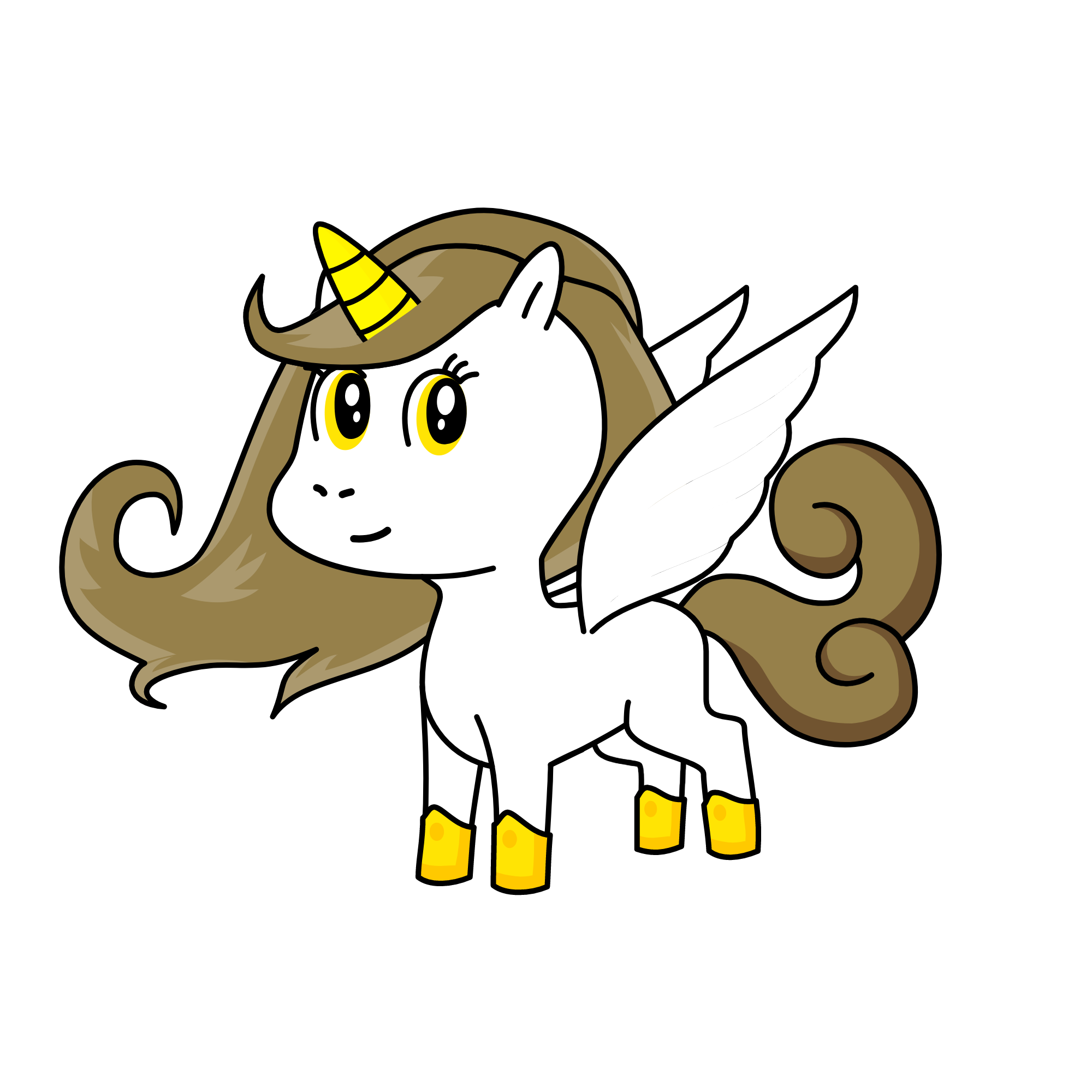 Angel, the unicorn