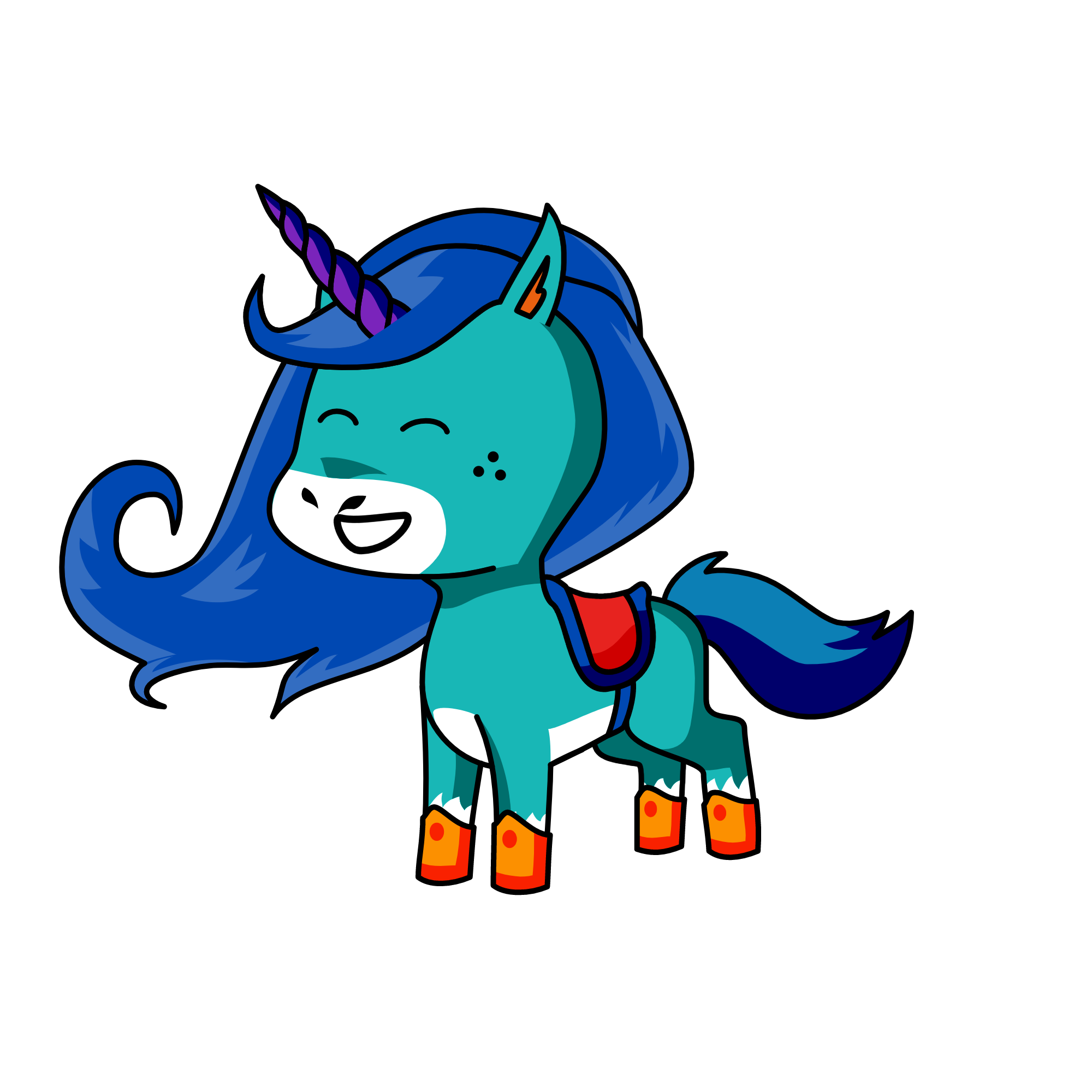 d, the unicorn