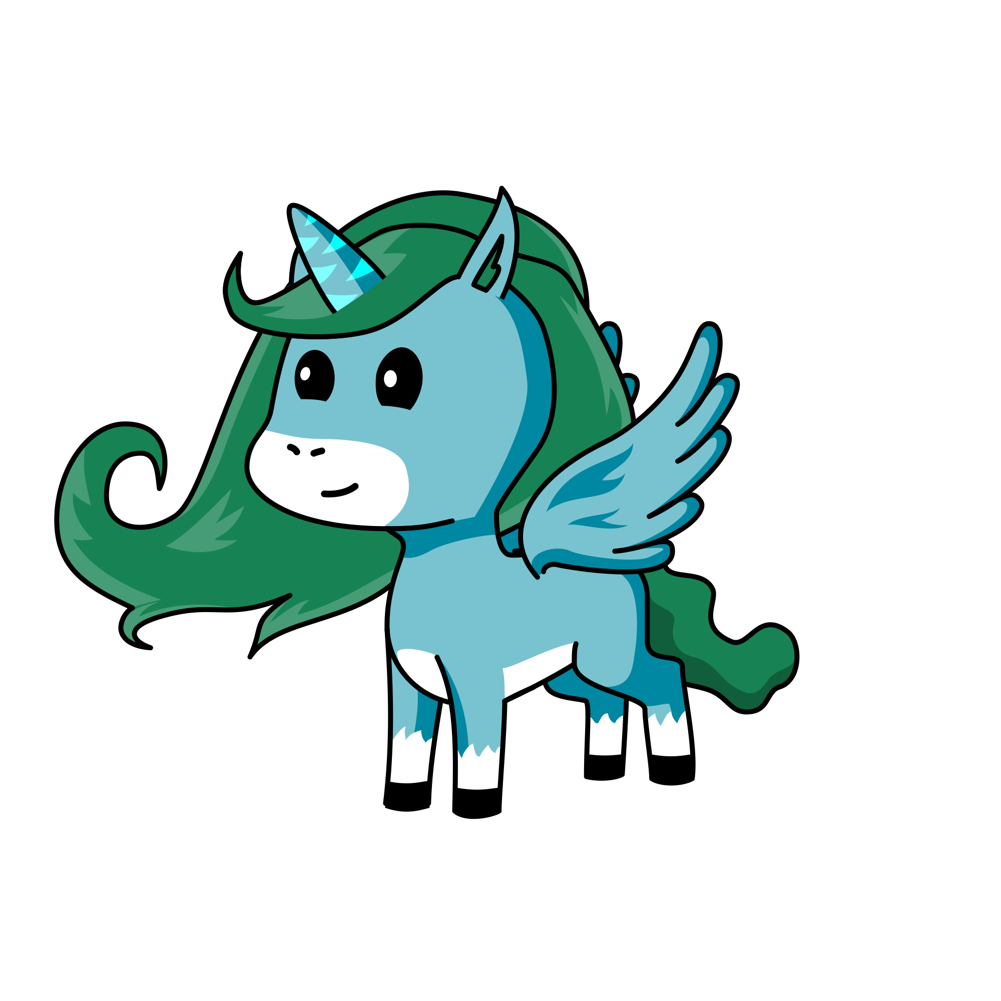 Ice, the unicorn
