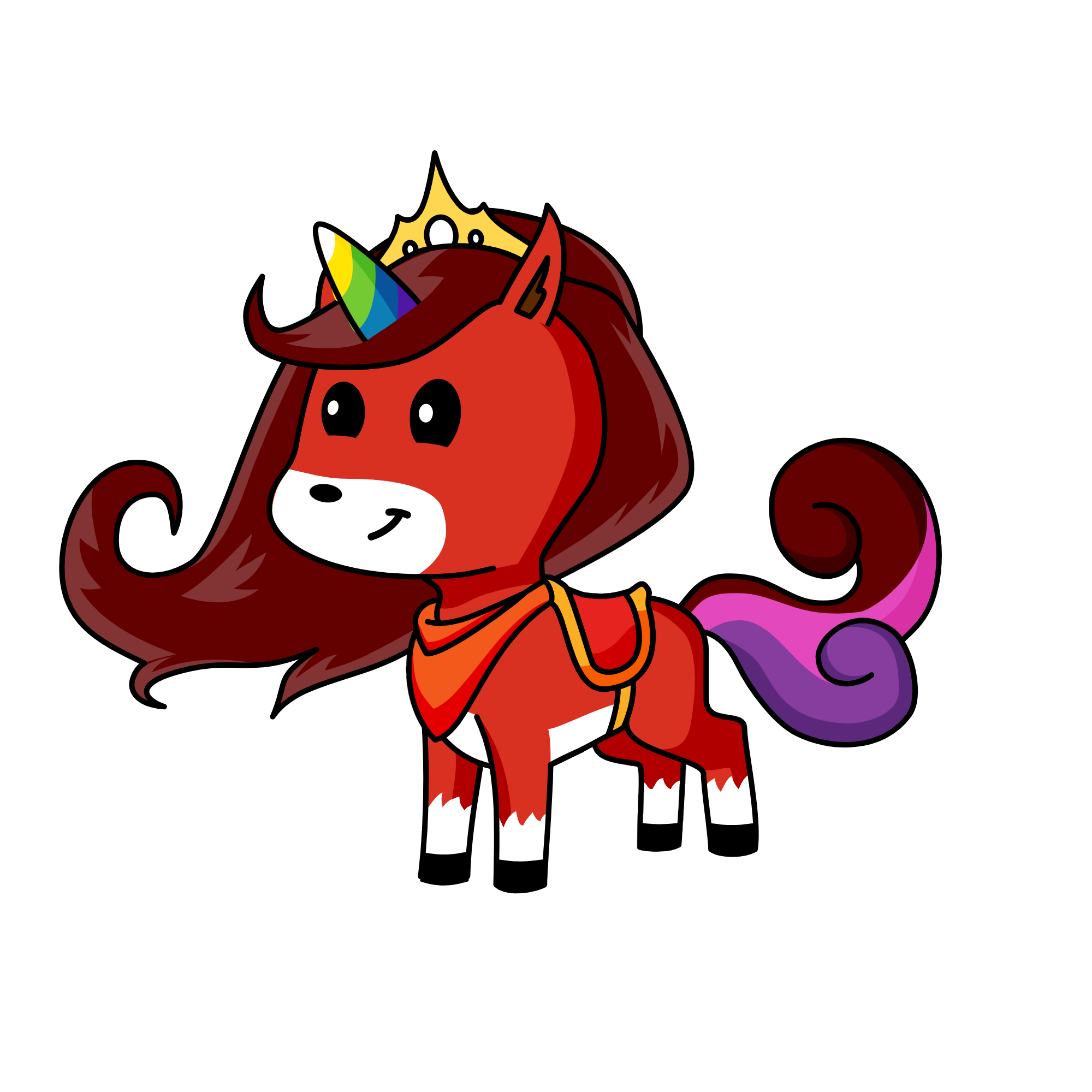Scarlet, the unicorn