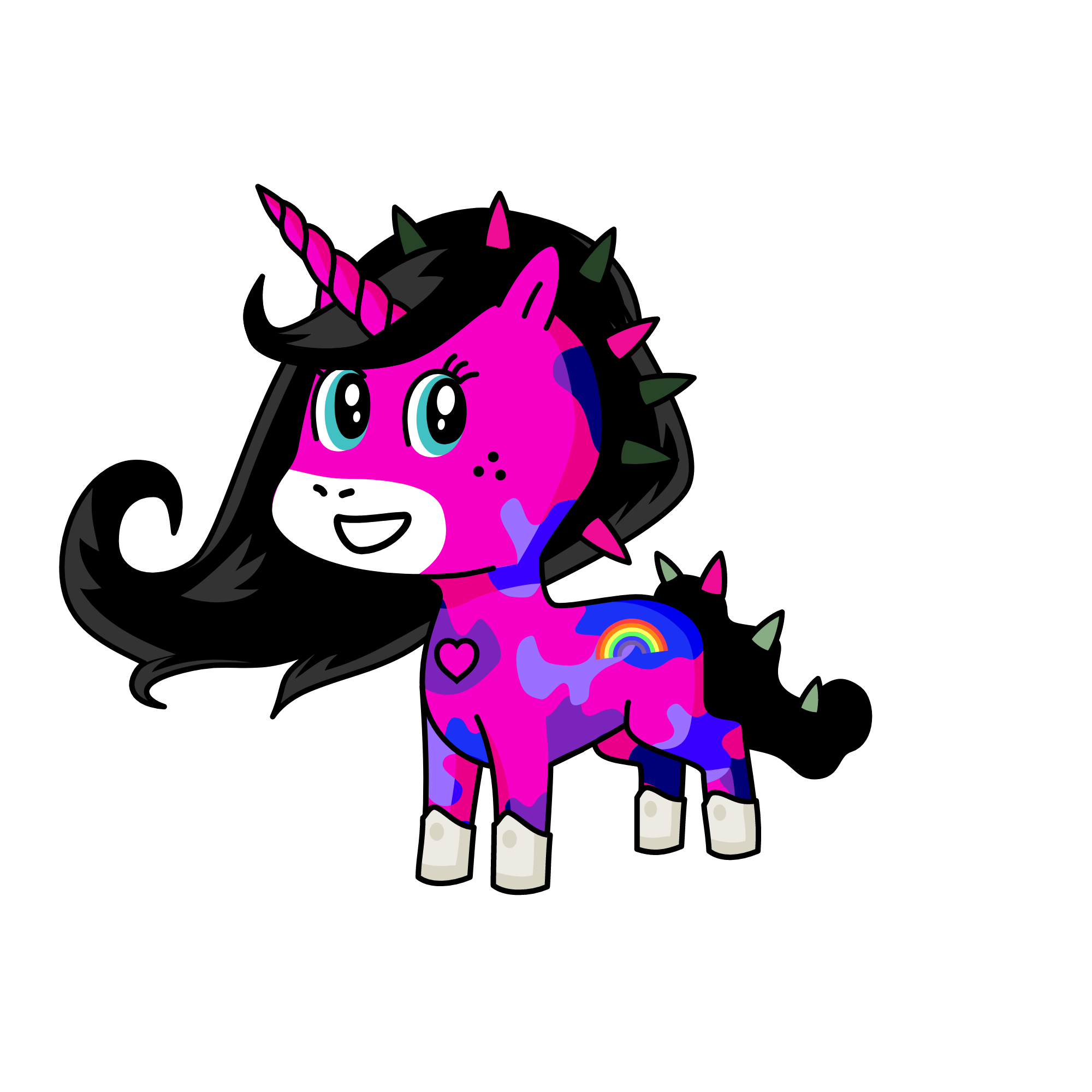 Paintie, the unicorn