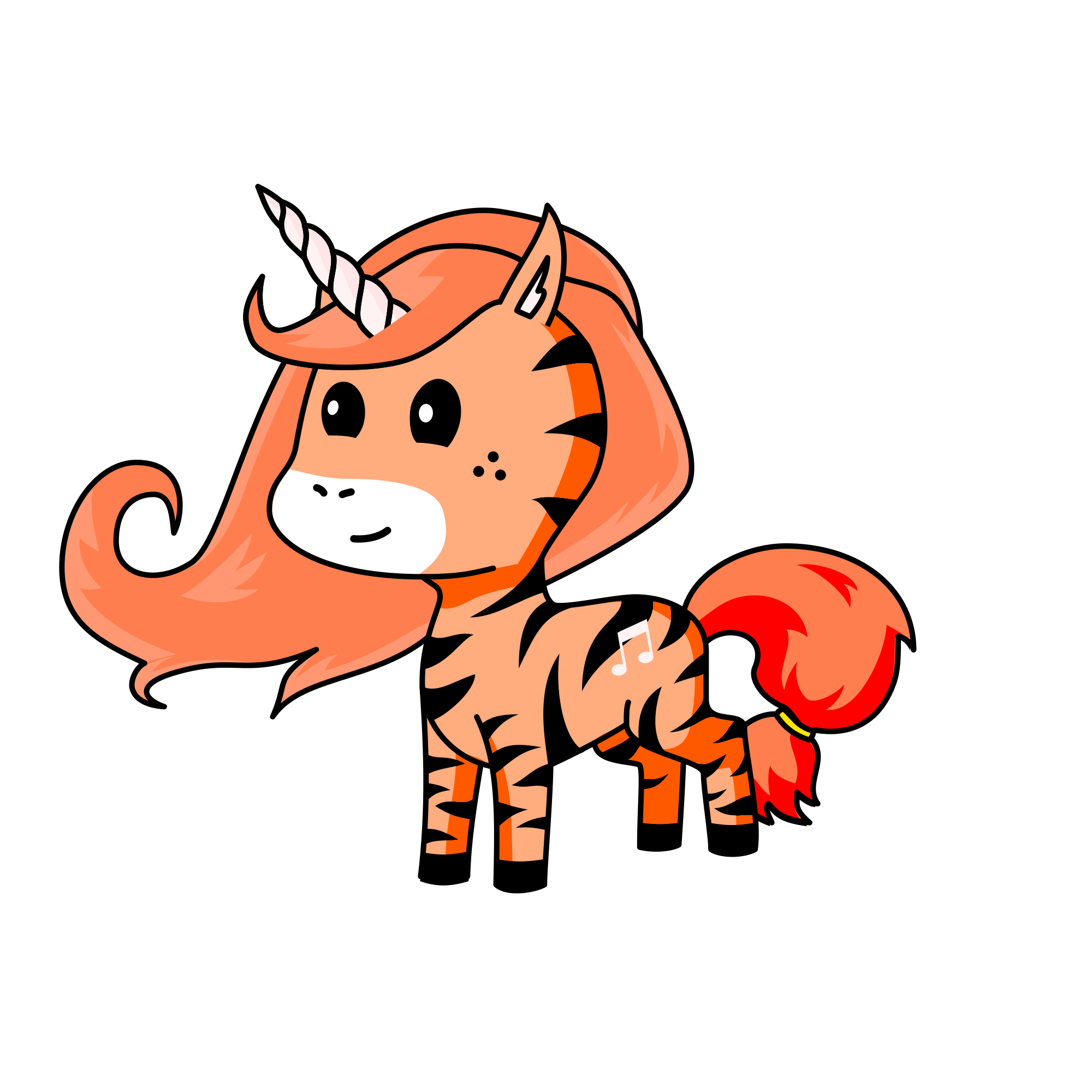Coral, the unicorn