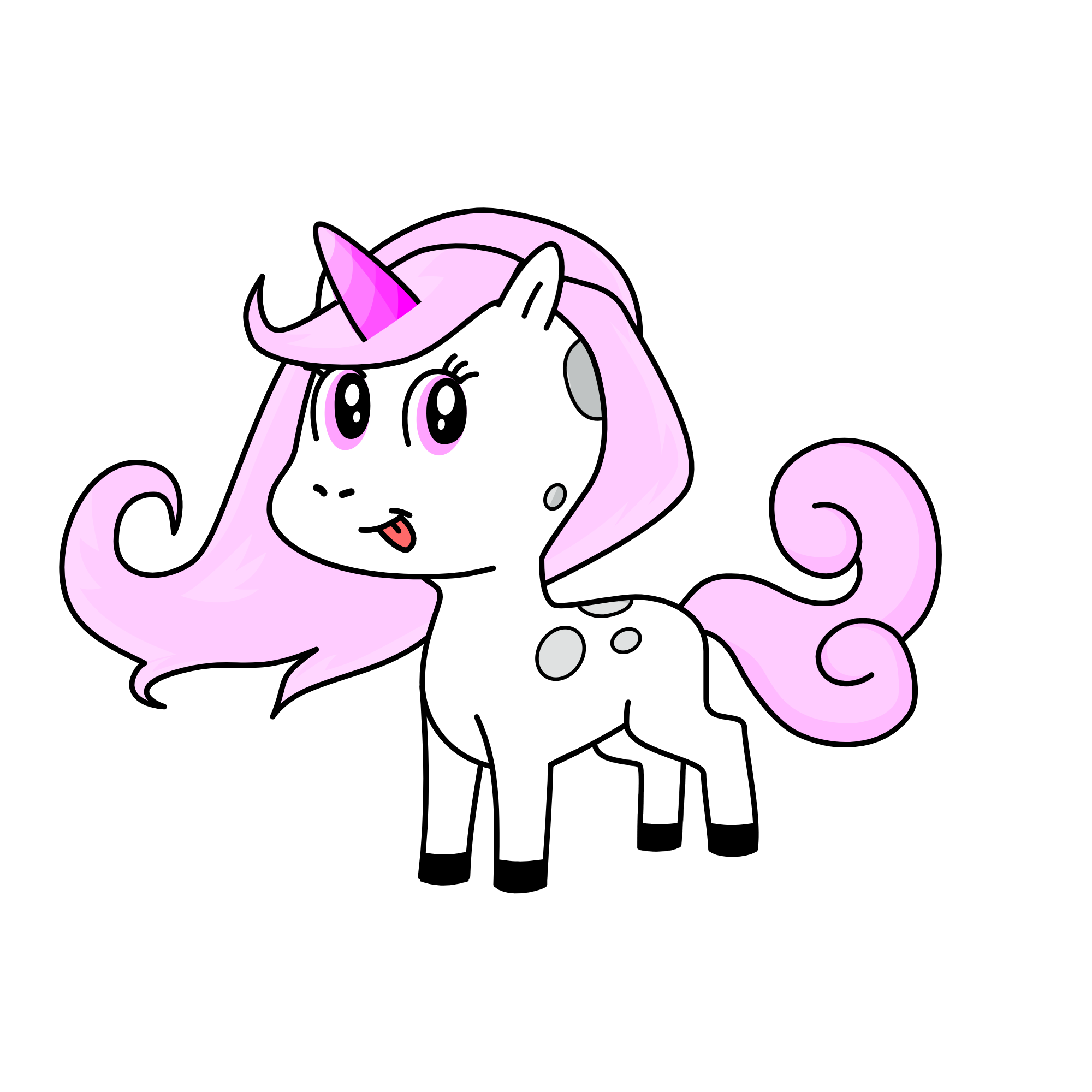 Cotton Candy, the unicorn
