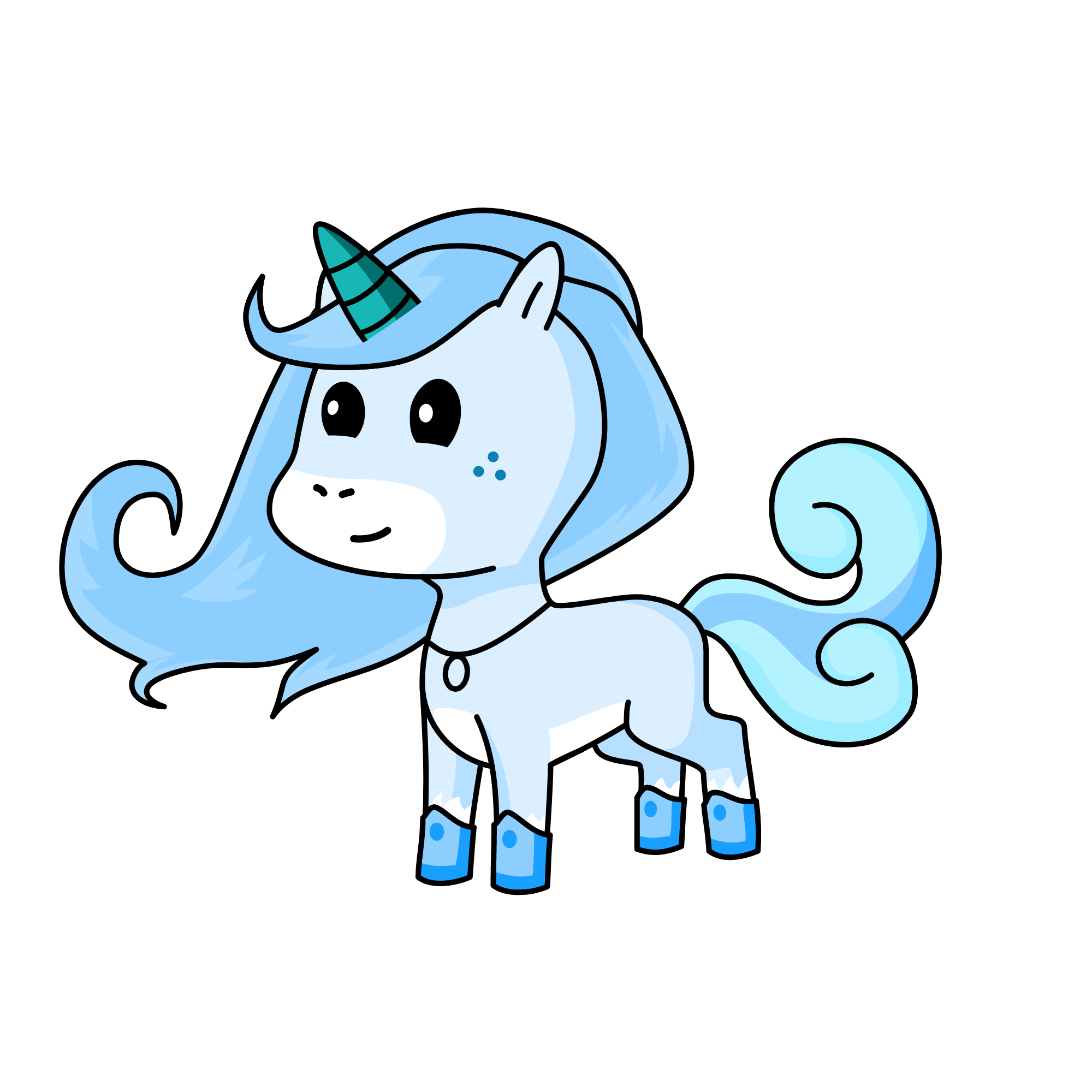 snow, the unicorn