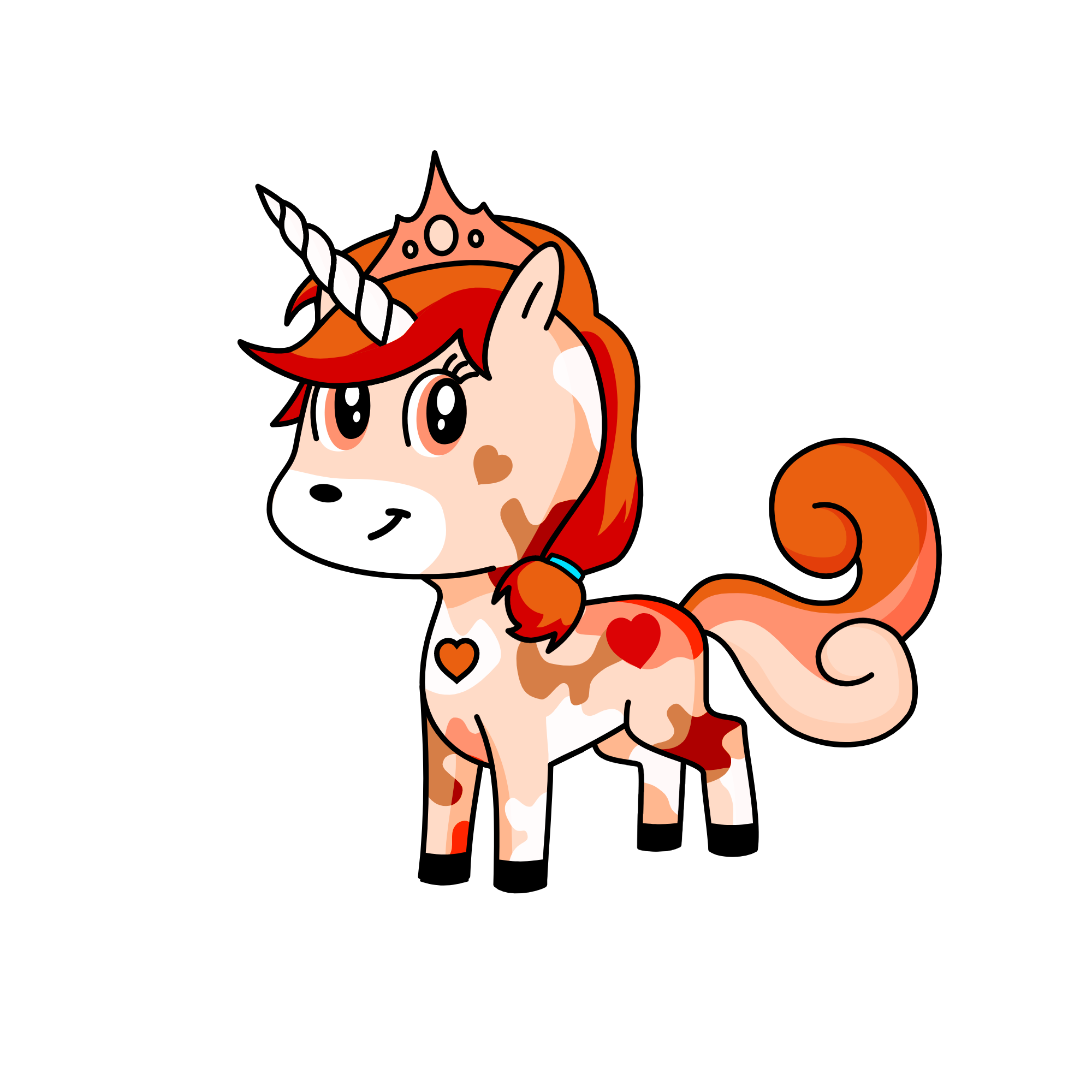 the heart queen , the unicorn