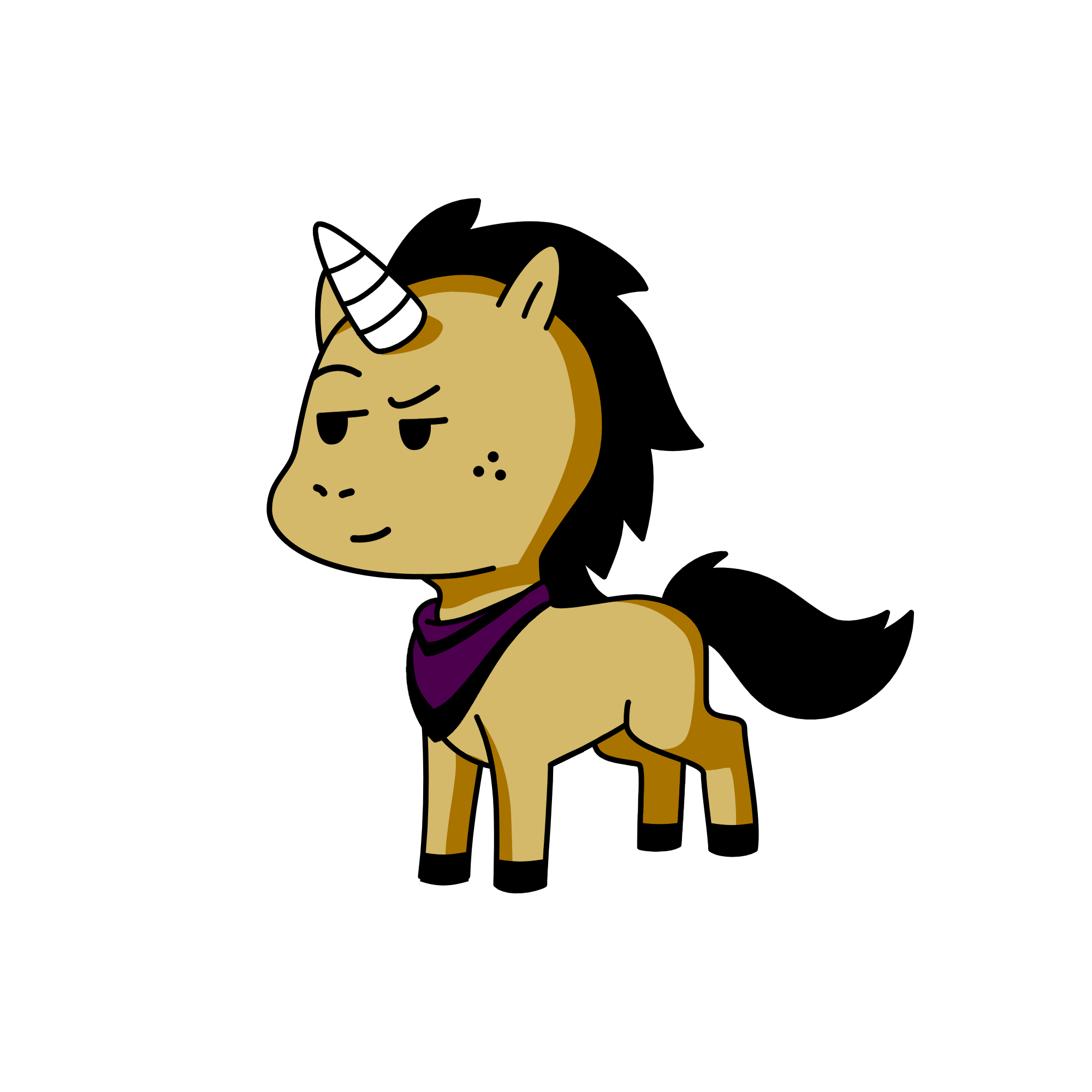 Flufi, the unicorn