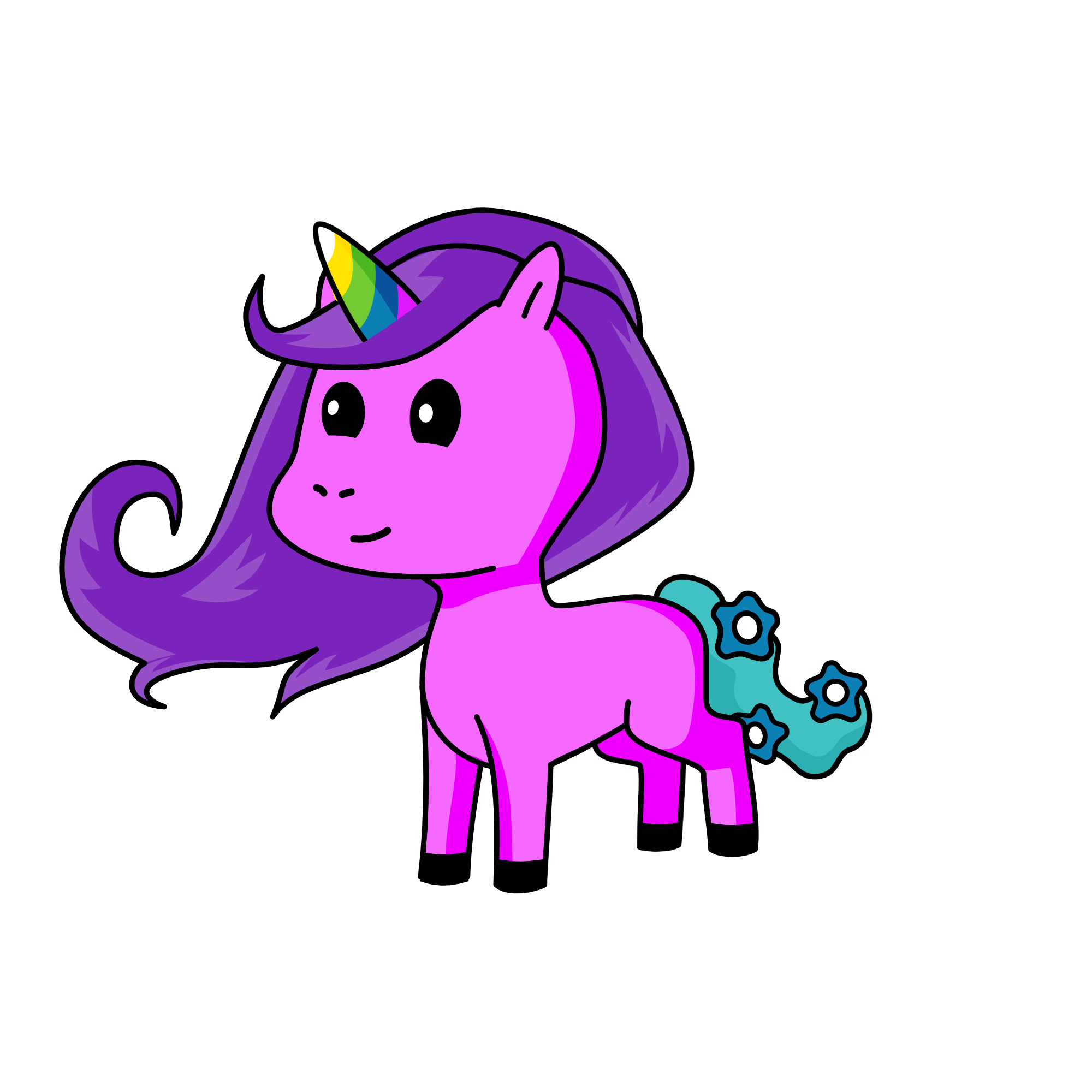 pinky, the unicorn
