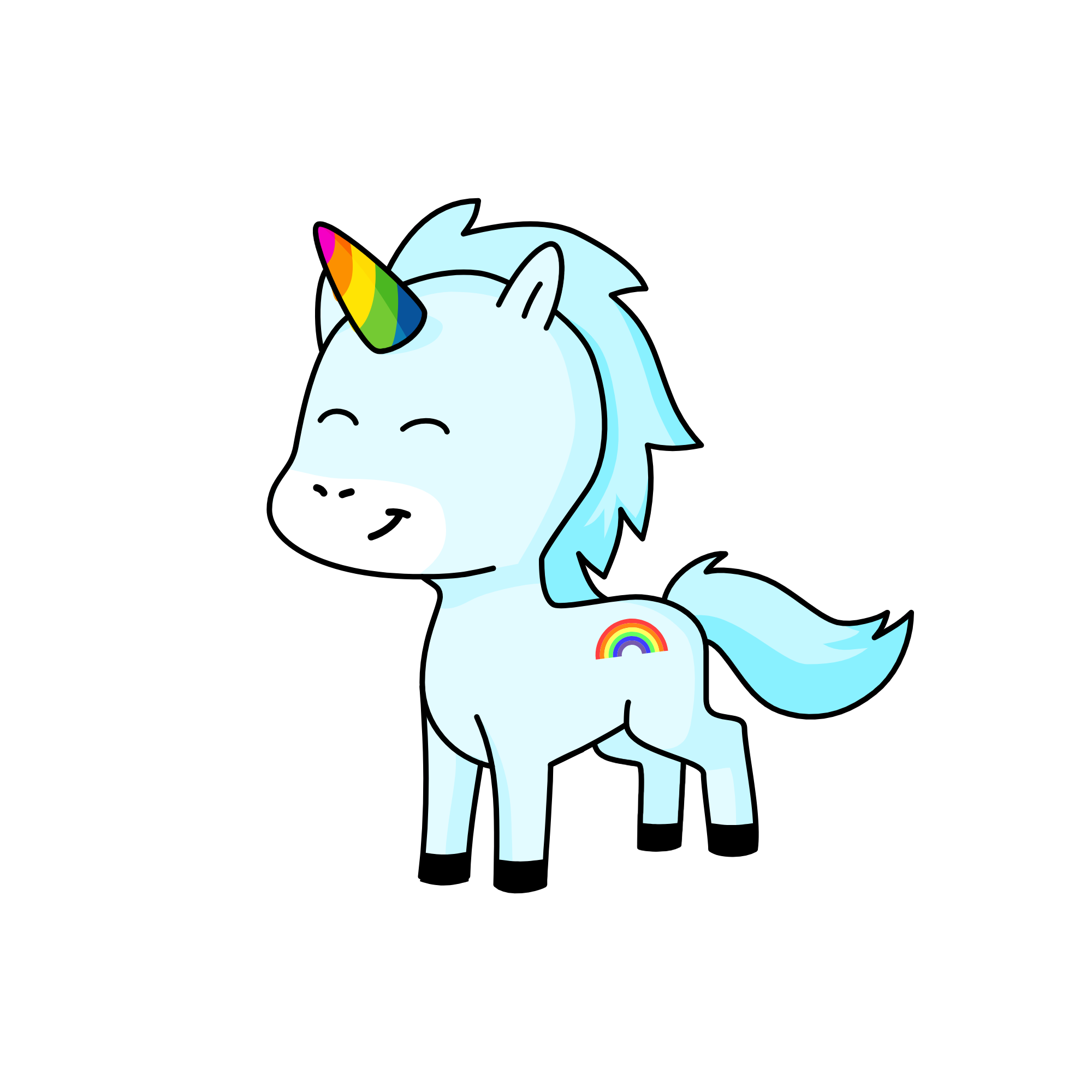 rainbow, the unicorn