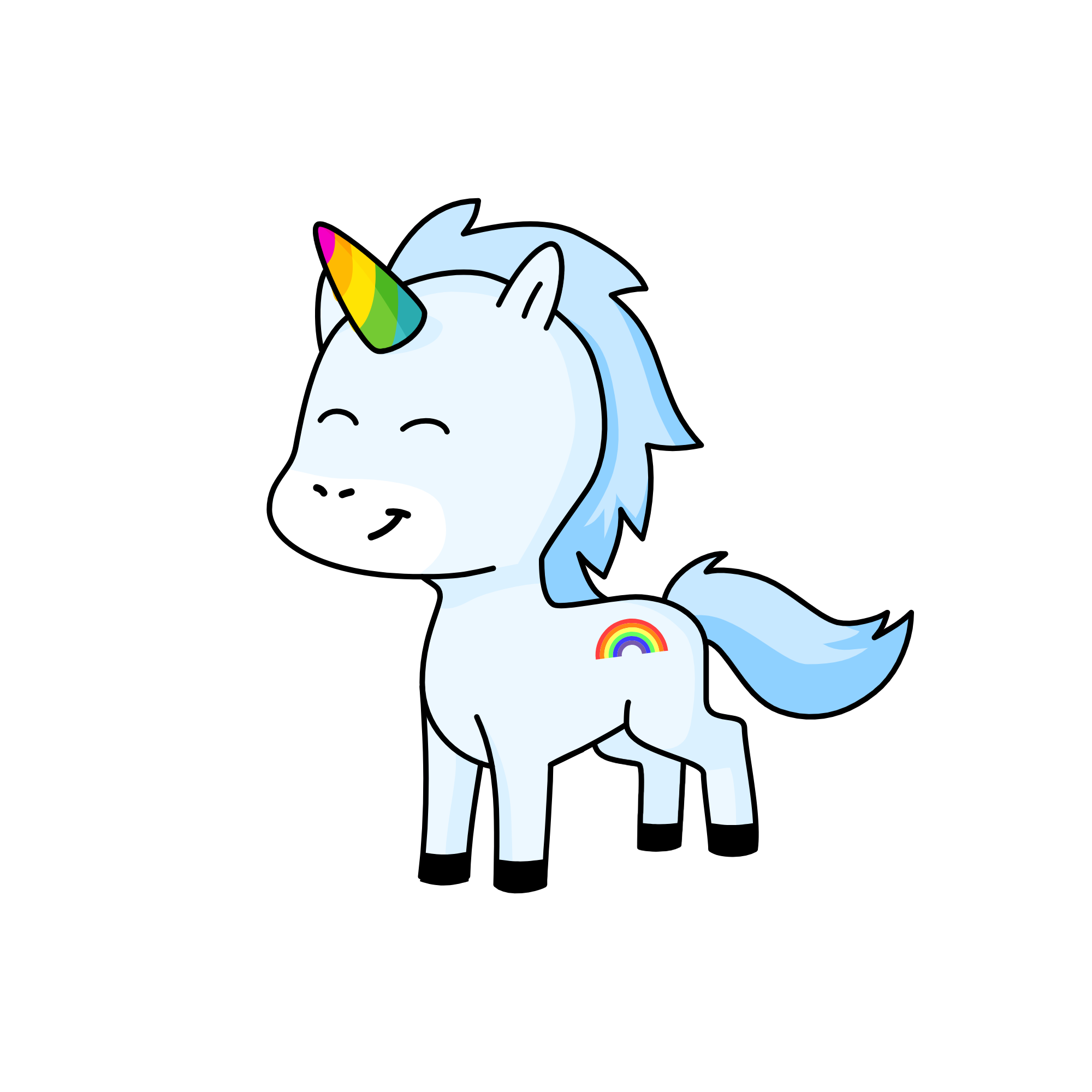 rainbow, the unicorn
