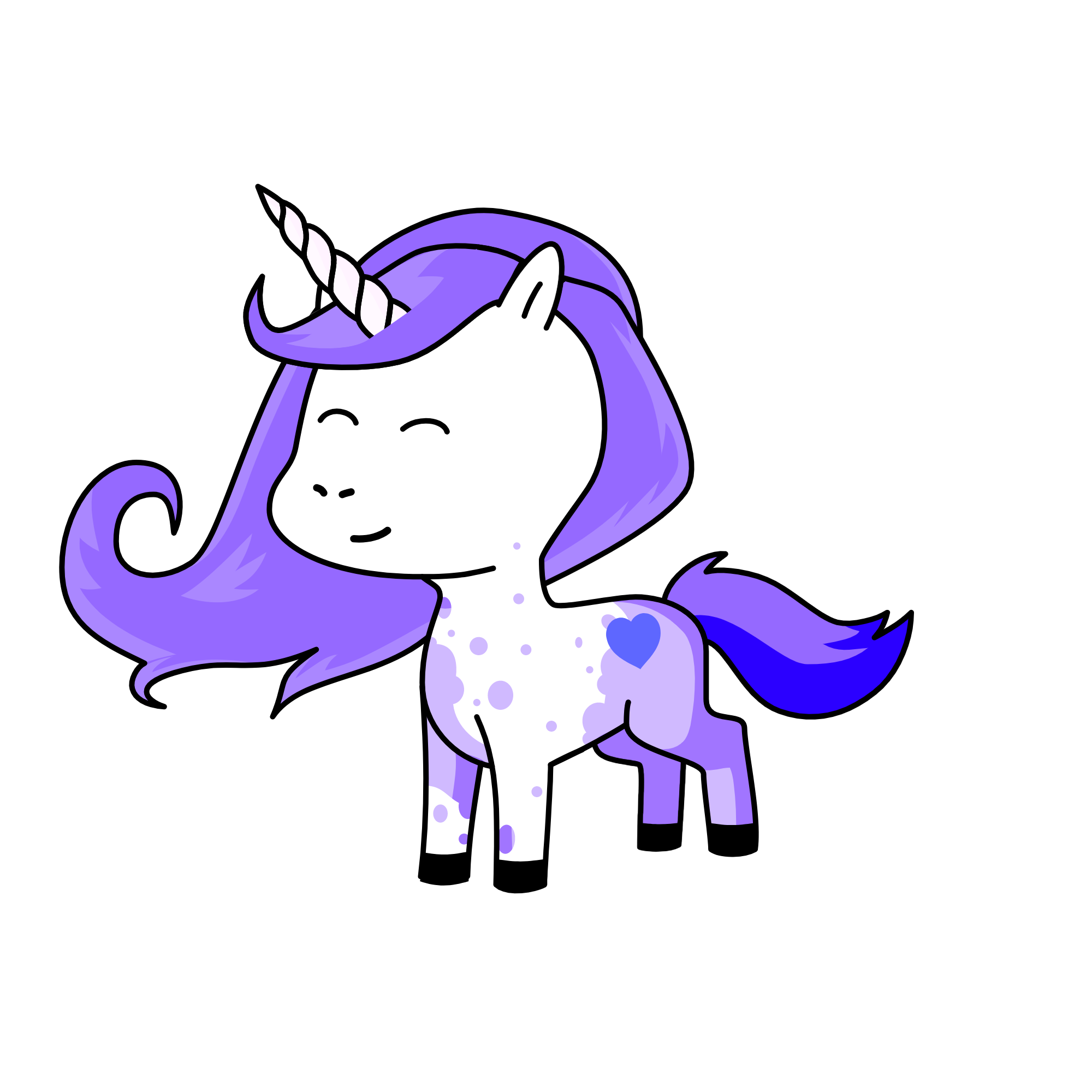 lavender, the unicorn
