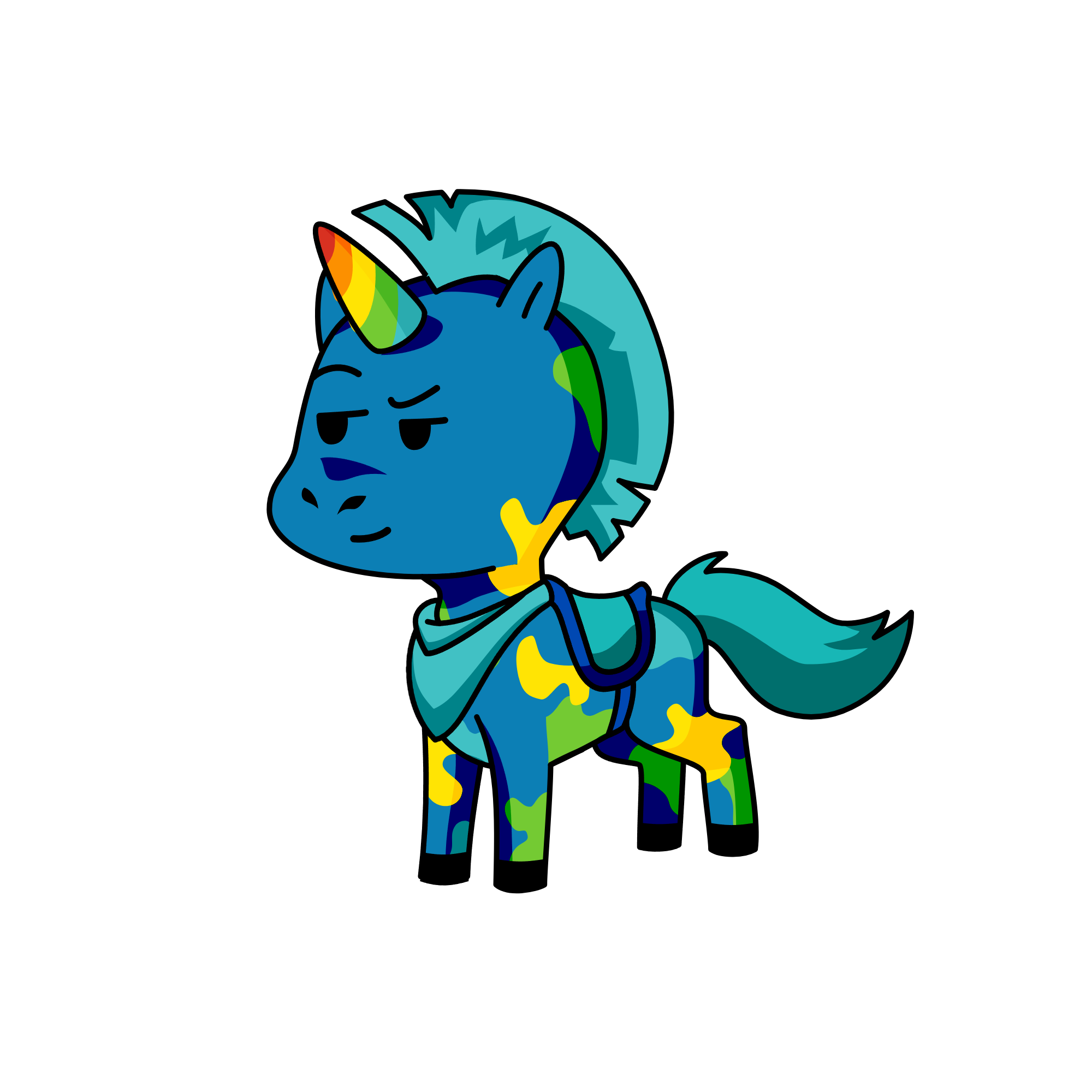 Coolicorn, the unicorn
