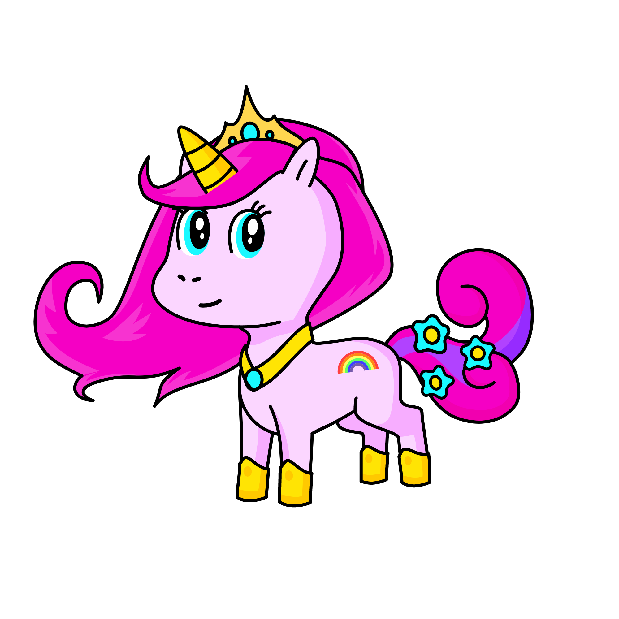 Starry, the unicorn