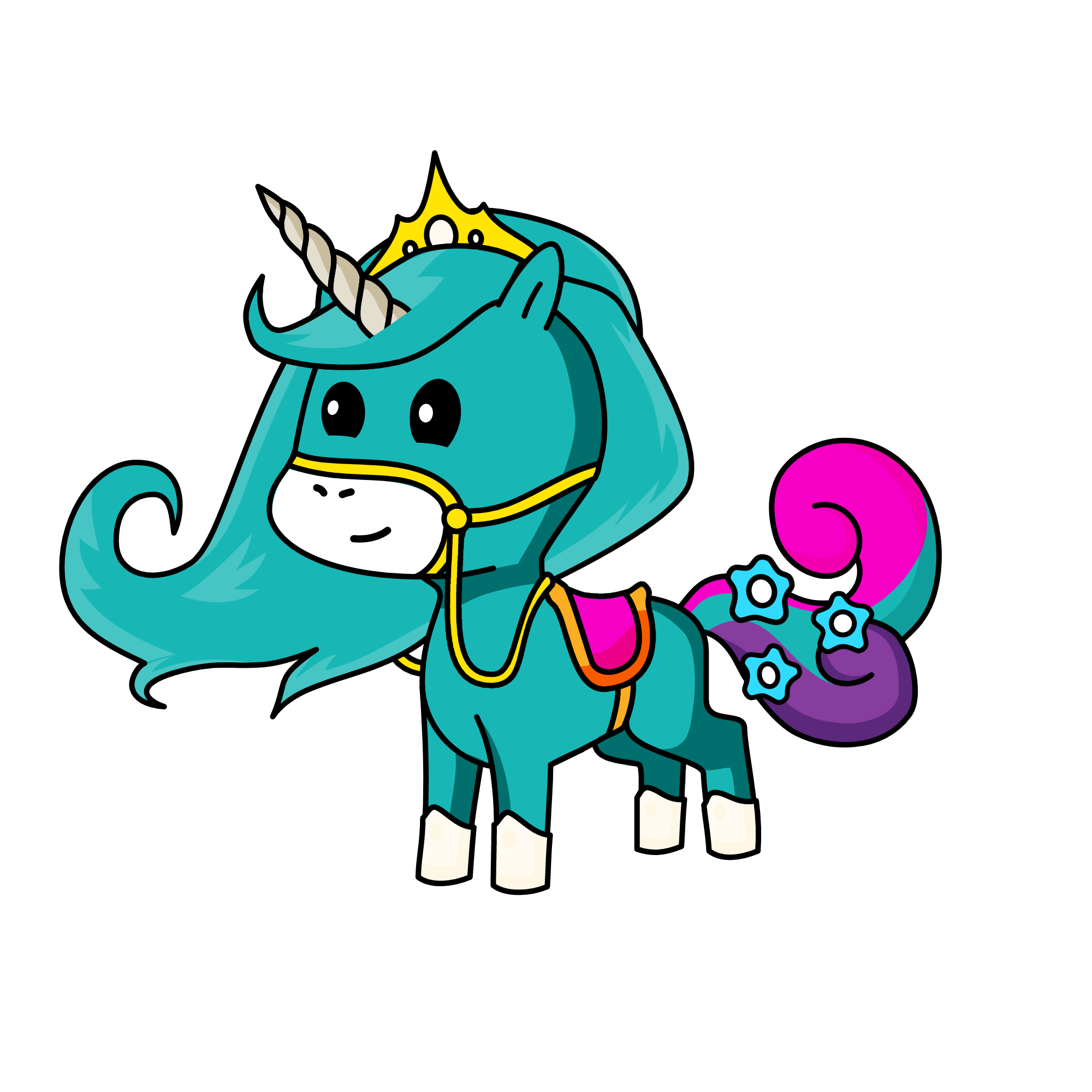 saphire, the unicorn