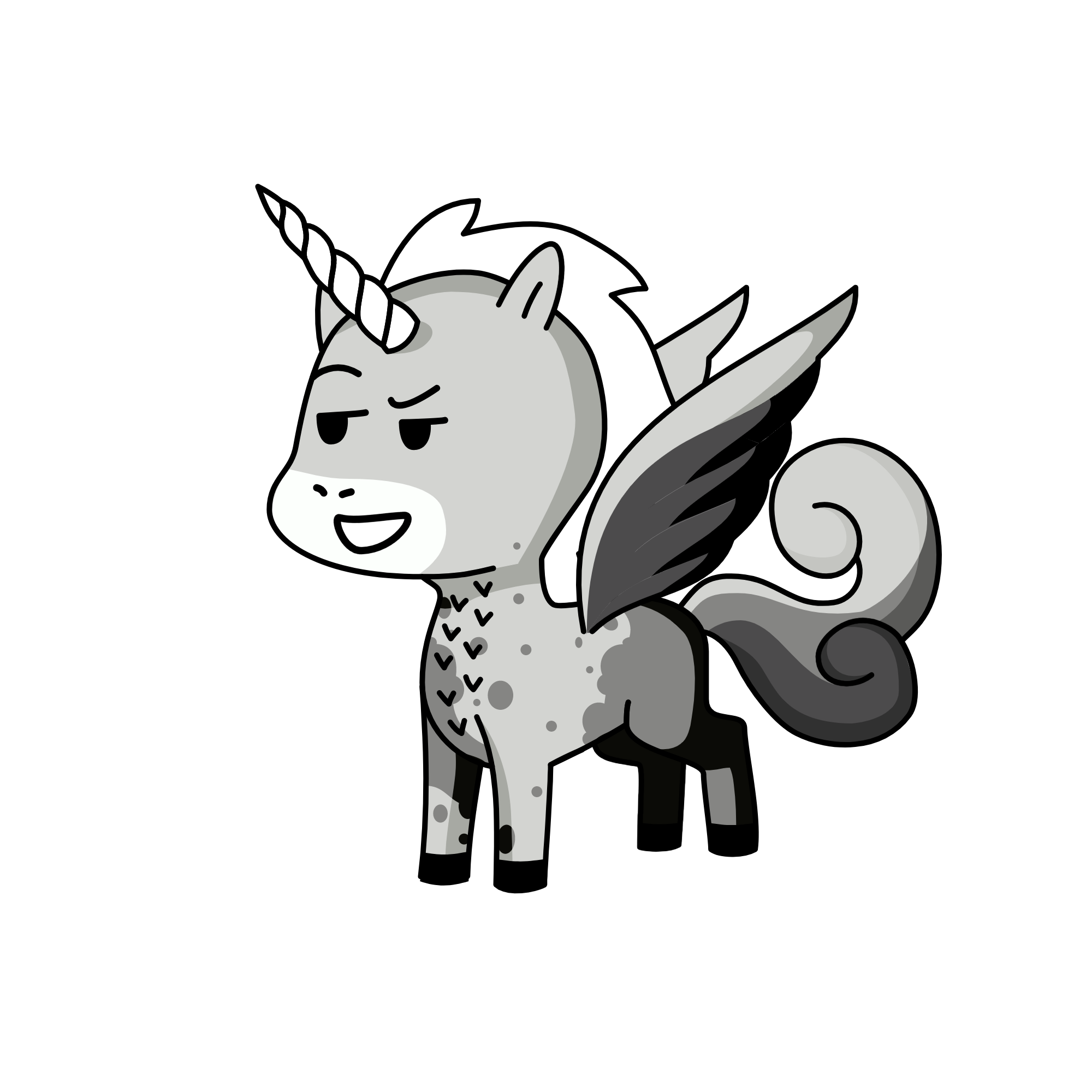 Hawky, the unicorn