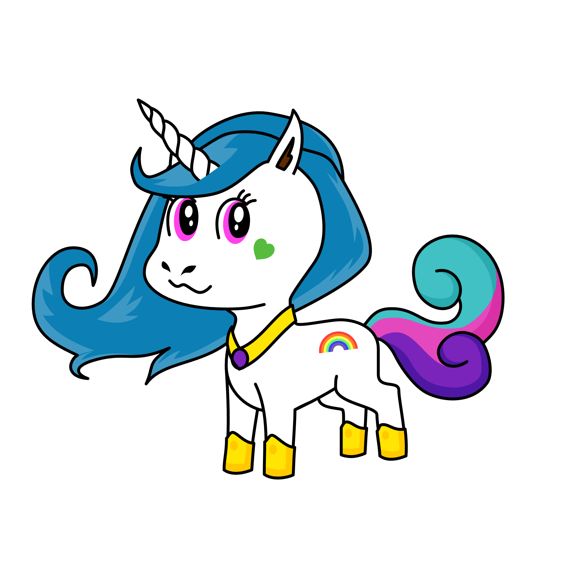 princess clelestia, the unicorn