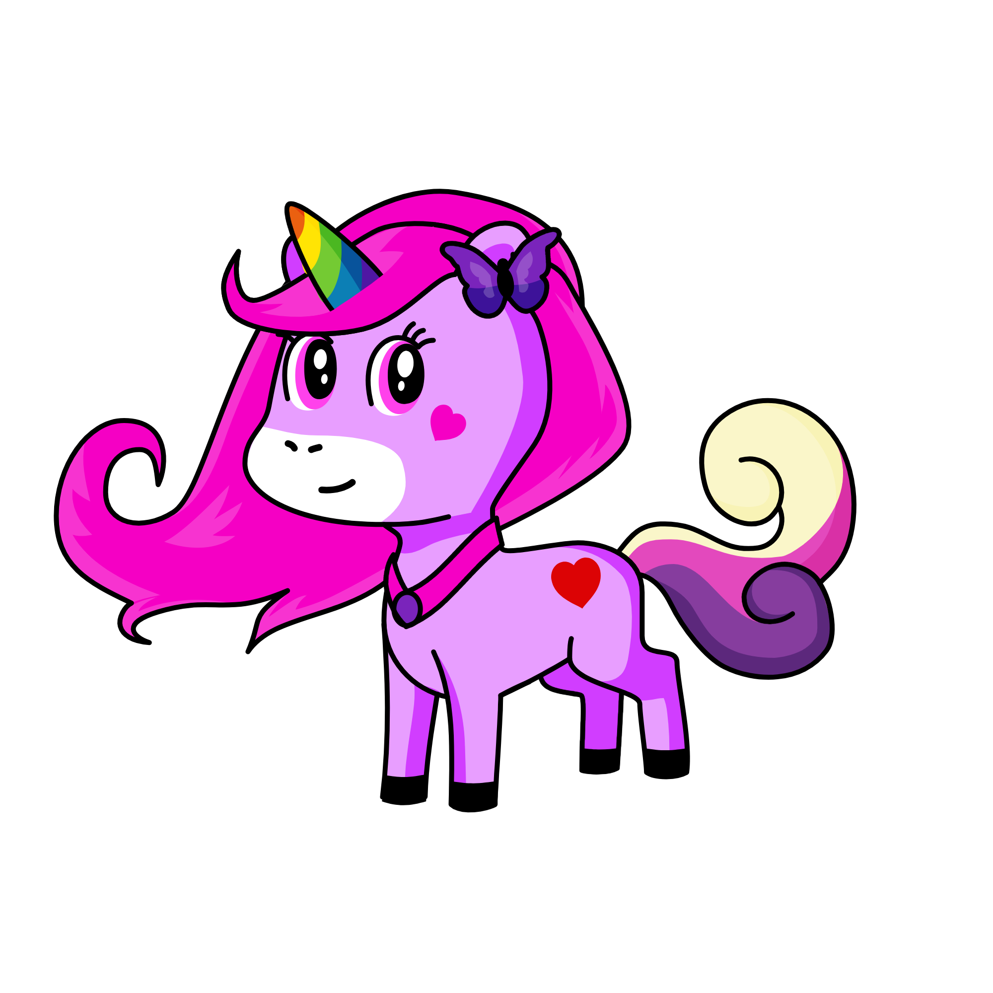 Rosy, the unicorn