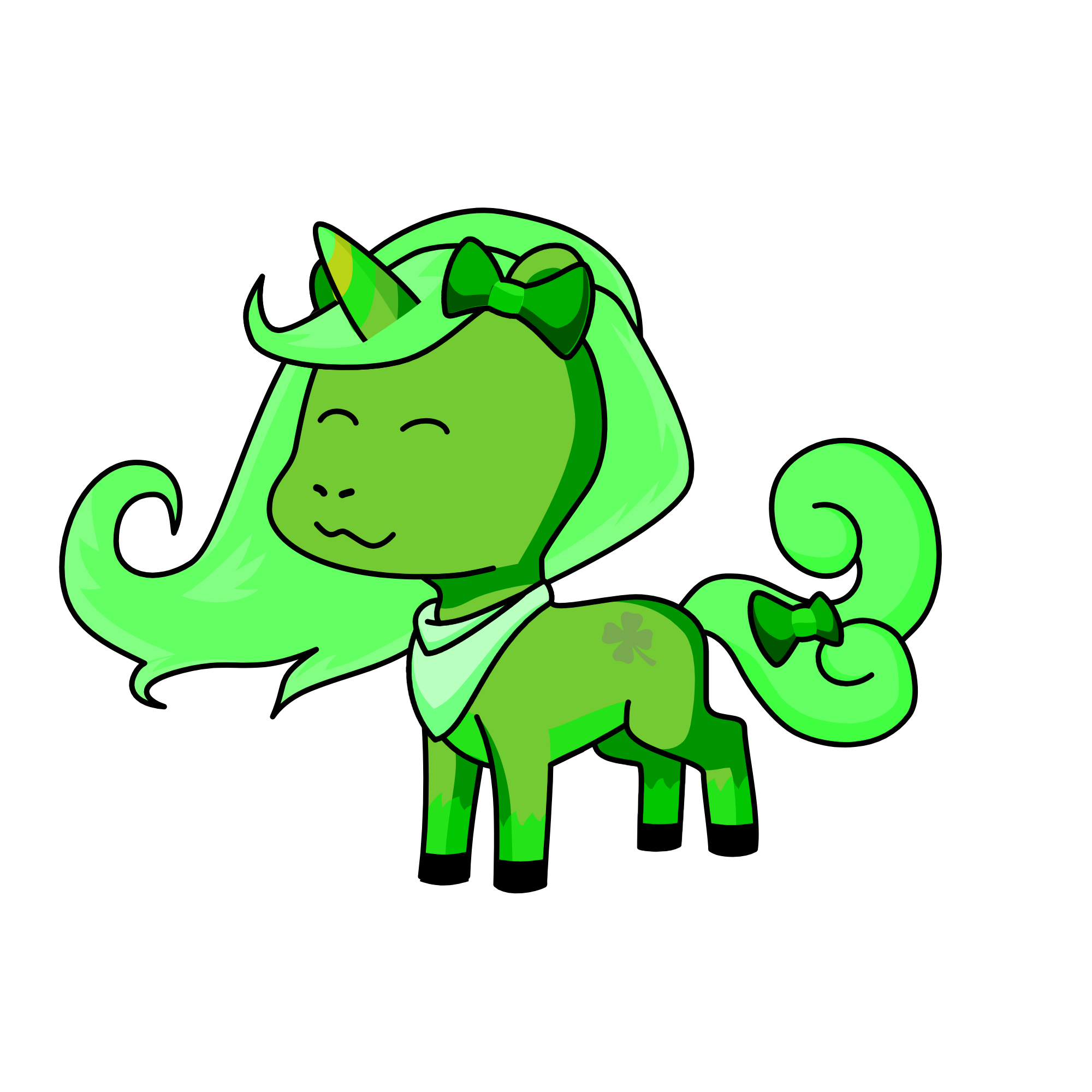 Lucky, the unicorn