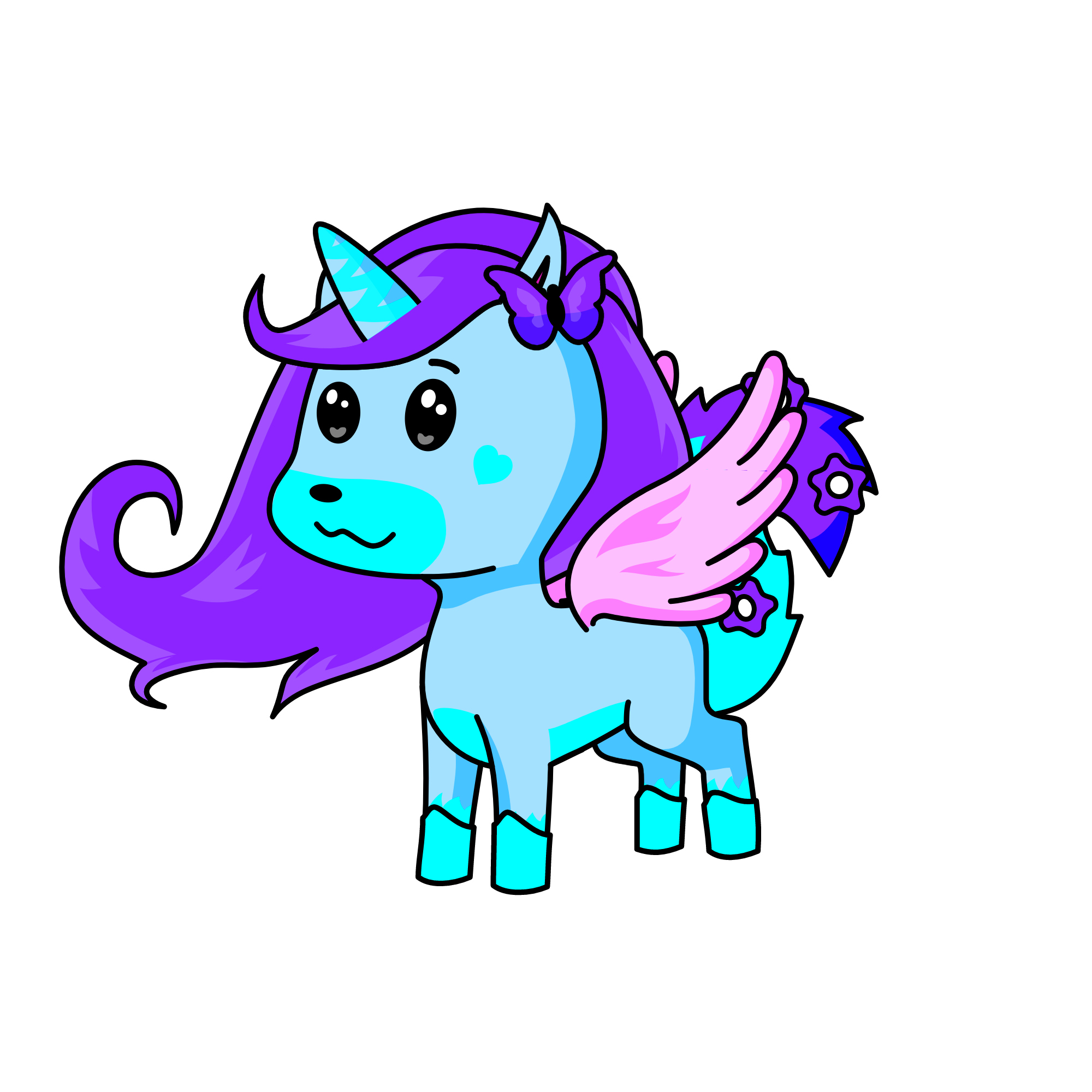 v, the unicorn