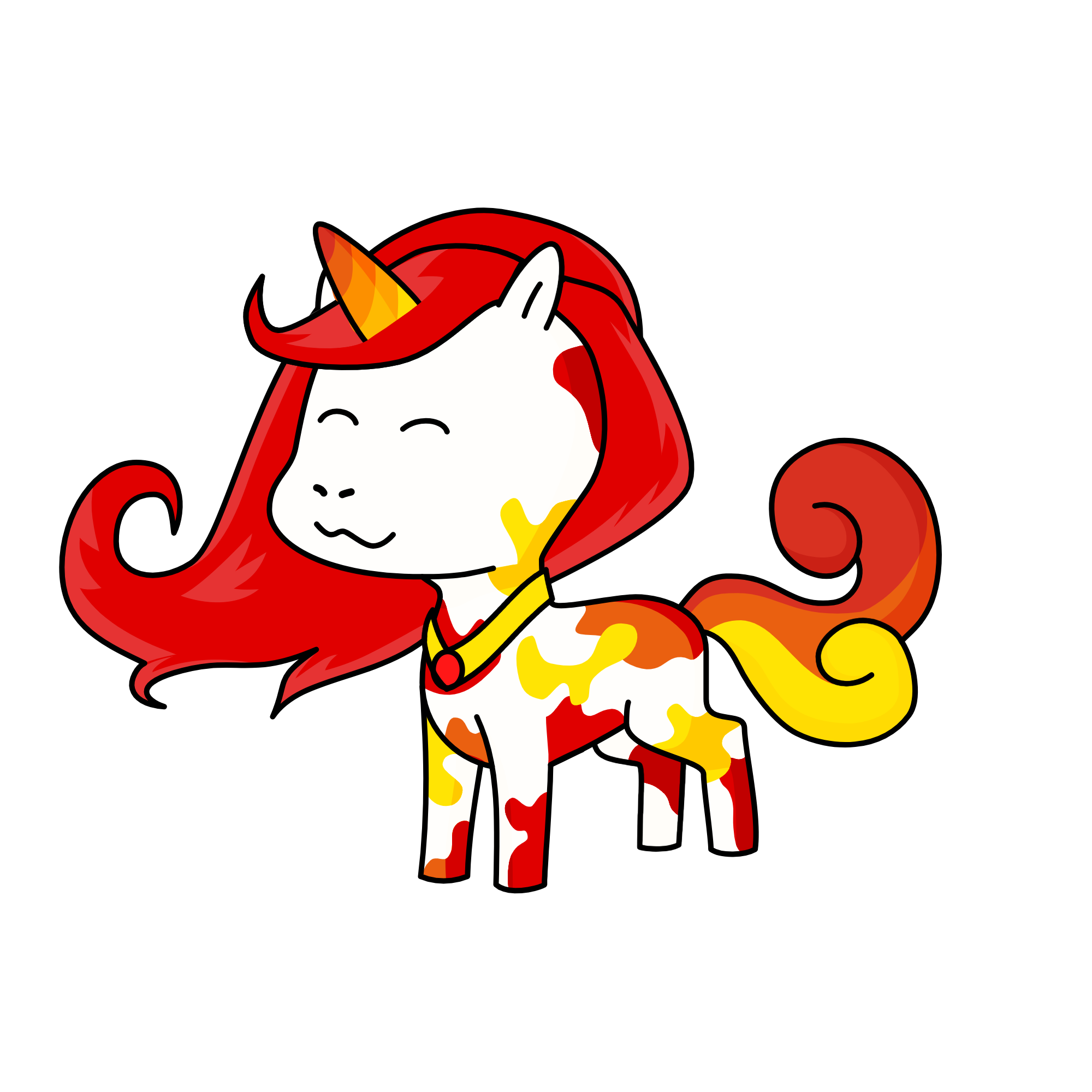 fire, the unicorn