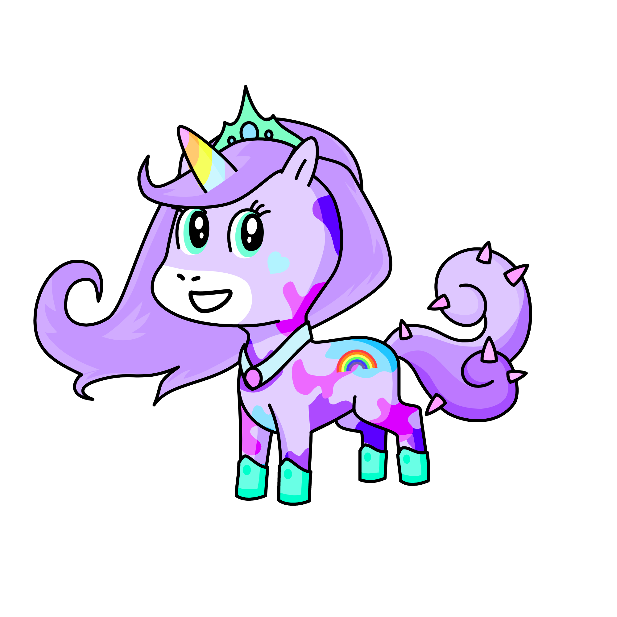 Lilaβ€π§‘ππππ, the unicorn