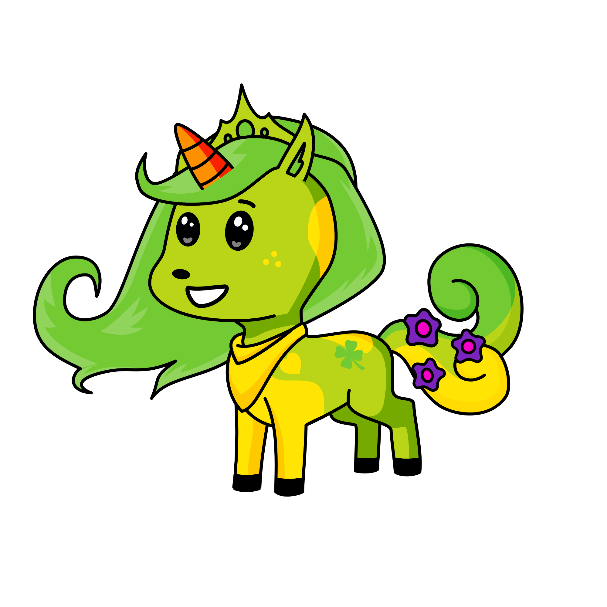 Lucky, the unicorn
