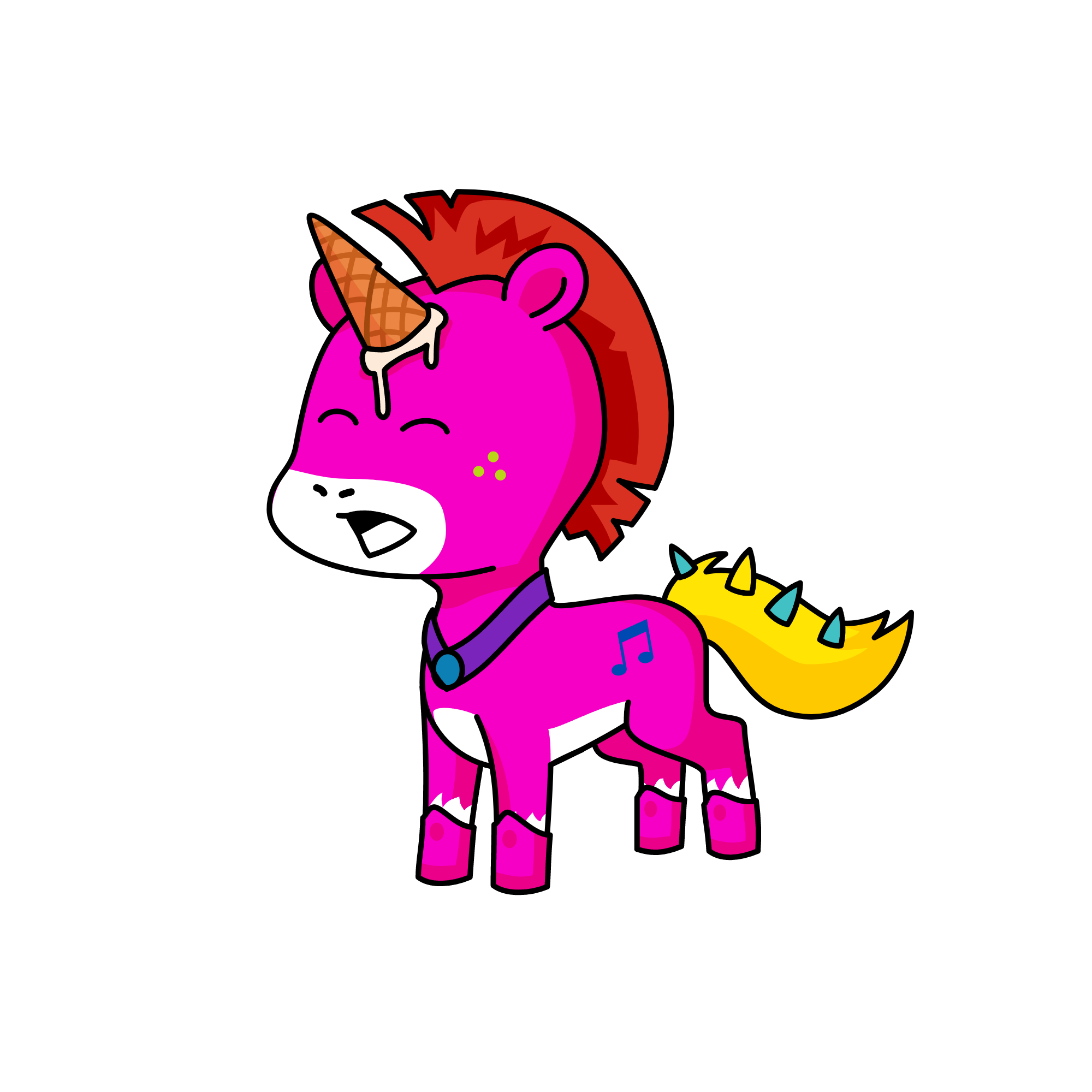 sparkly, the unicorn