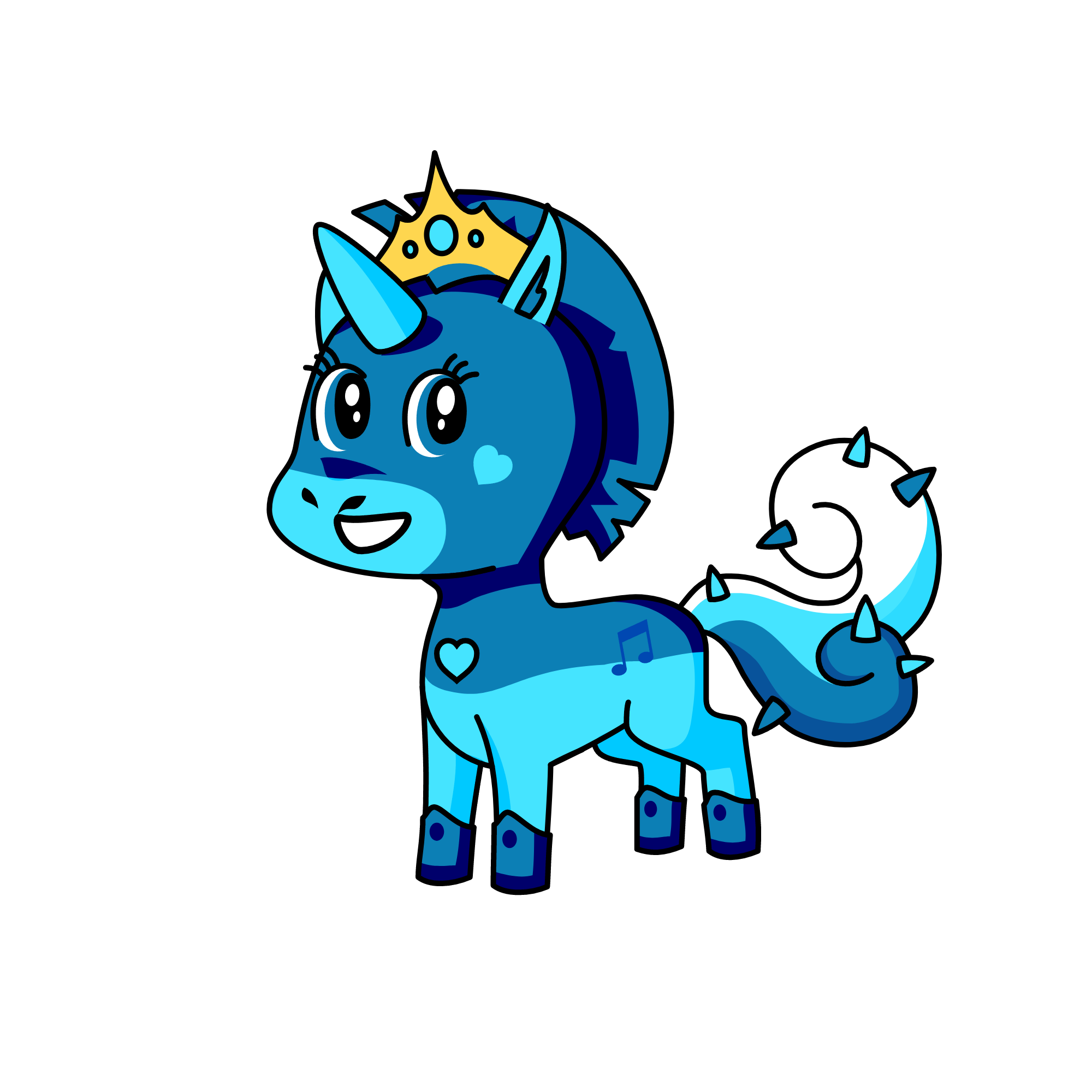 snow queen, the unicorn