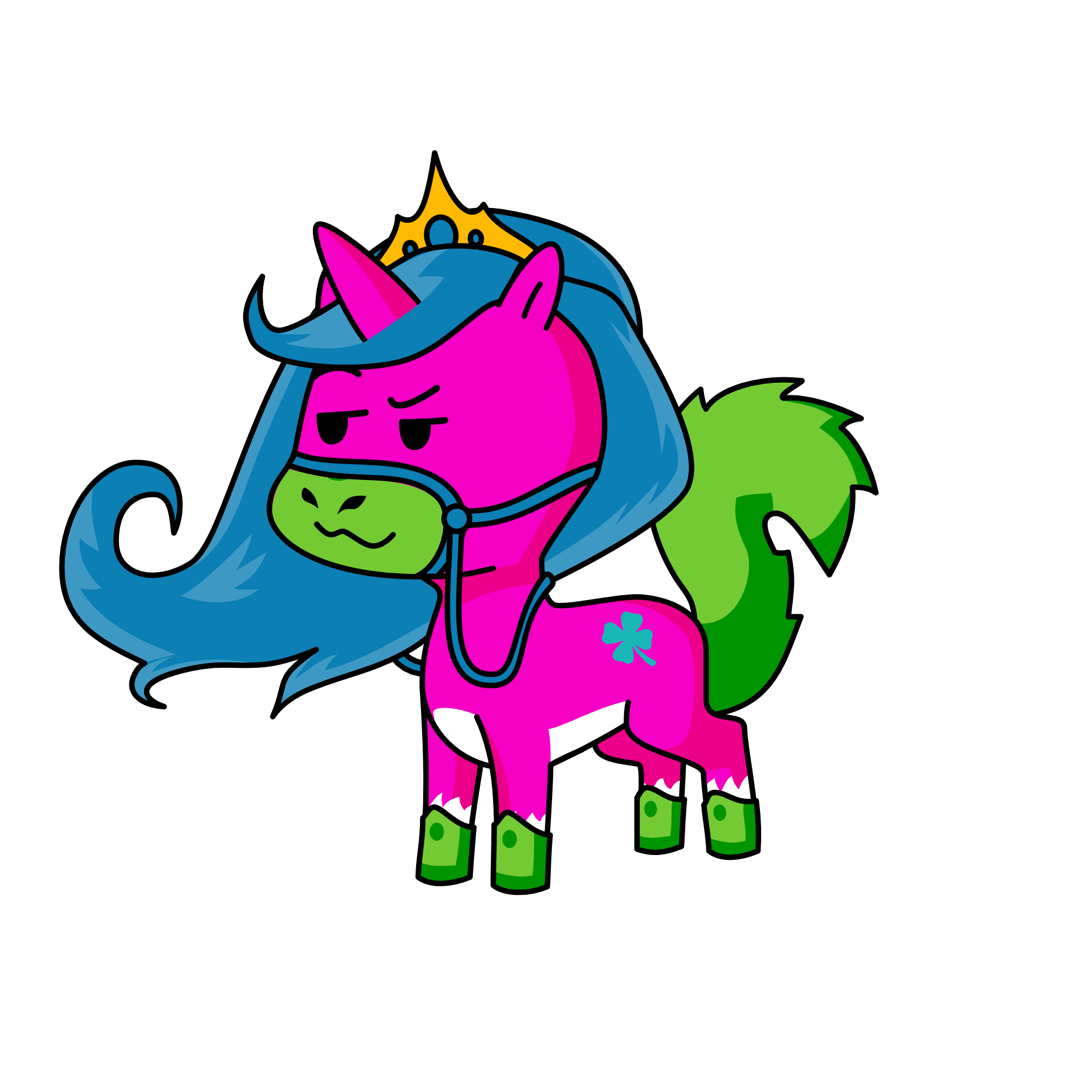 Clover, the unicorn