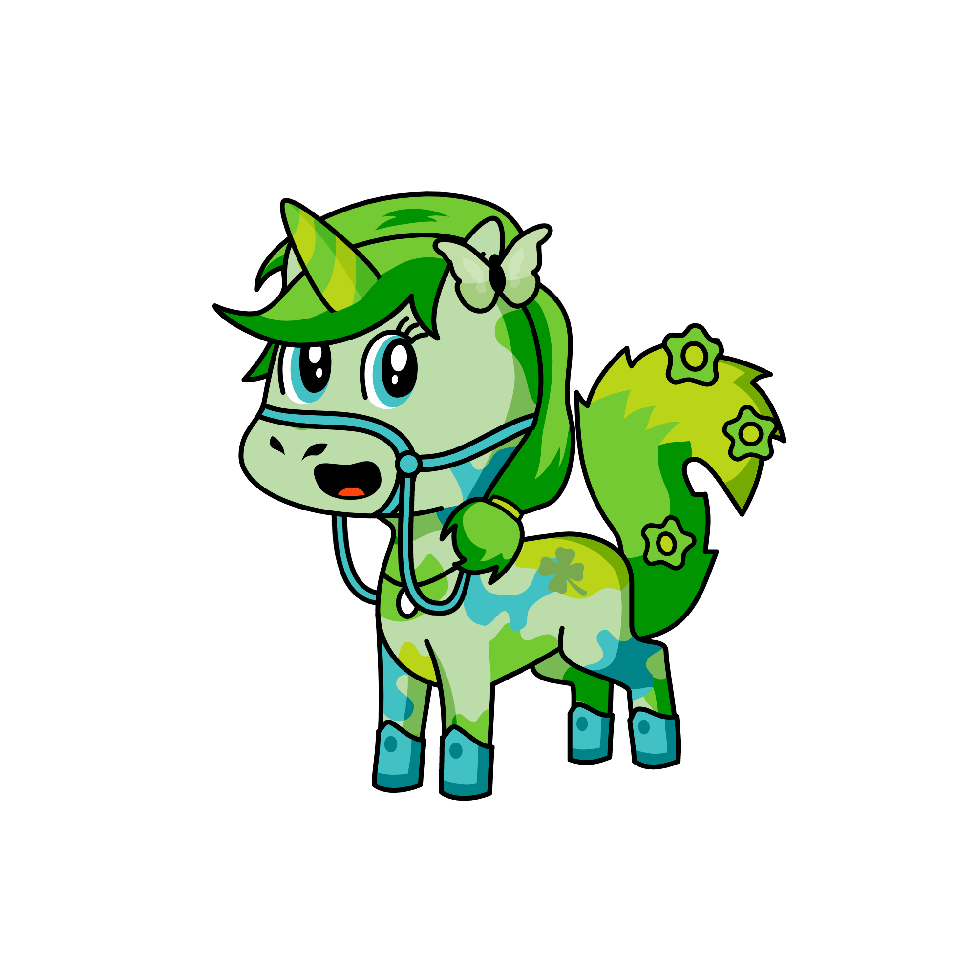 Leafy, the unicorn