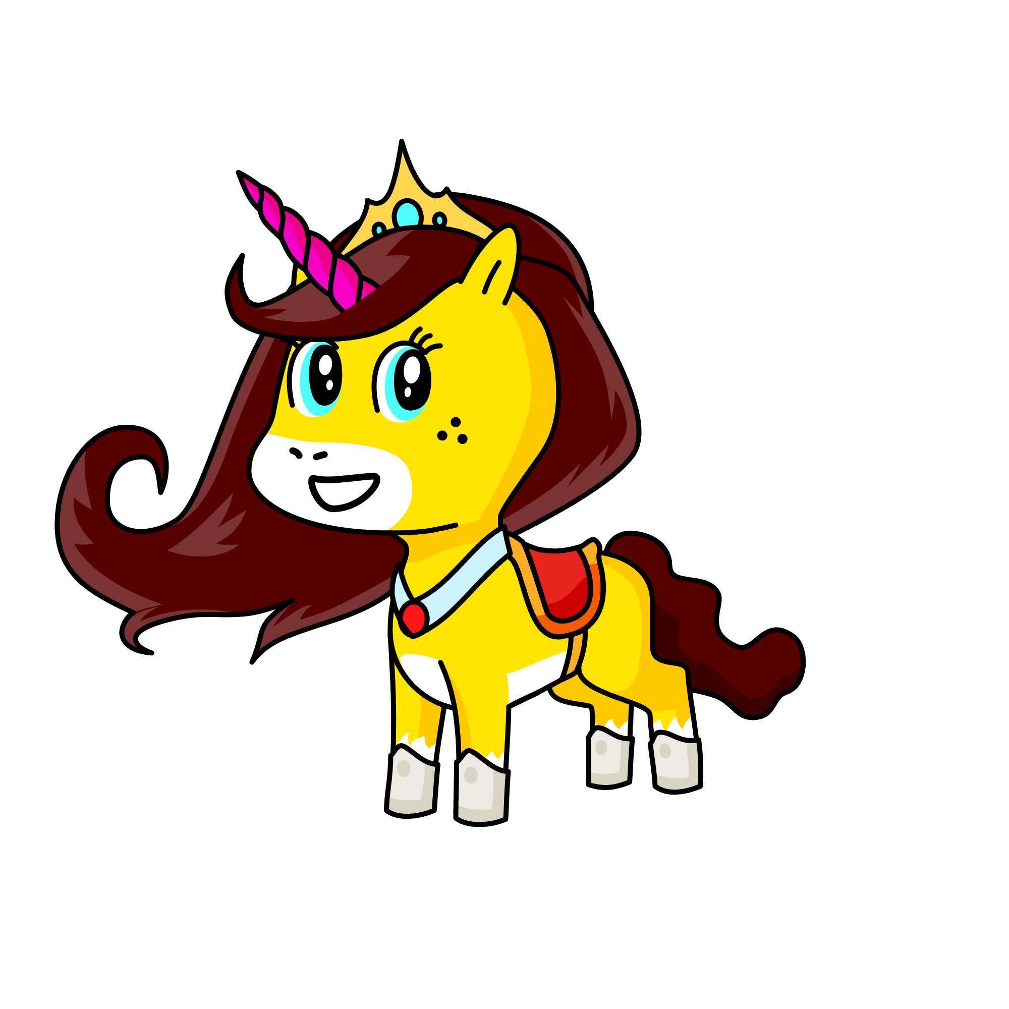Diana, the unicorn