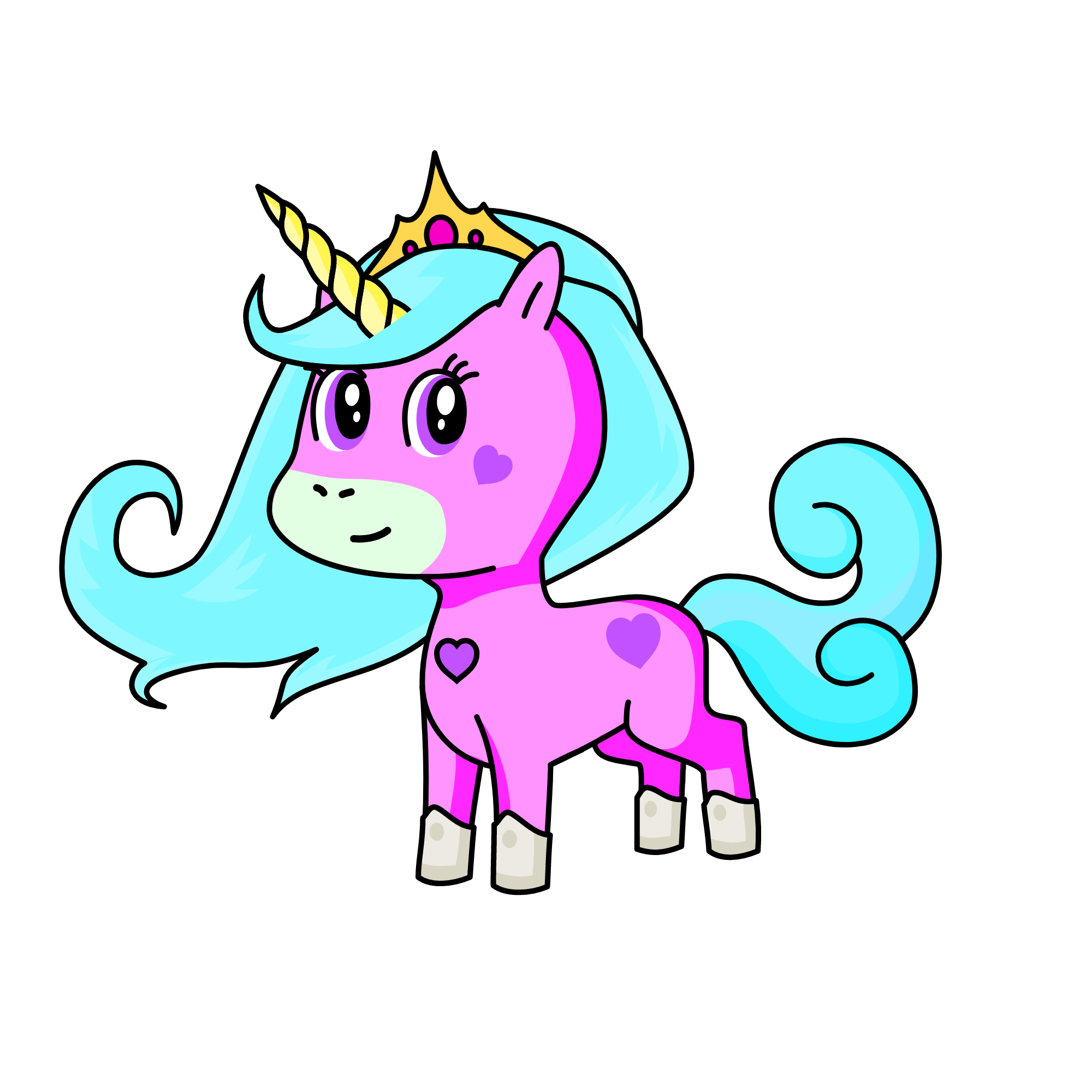 Unicorn Princess, the unicorn