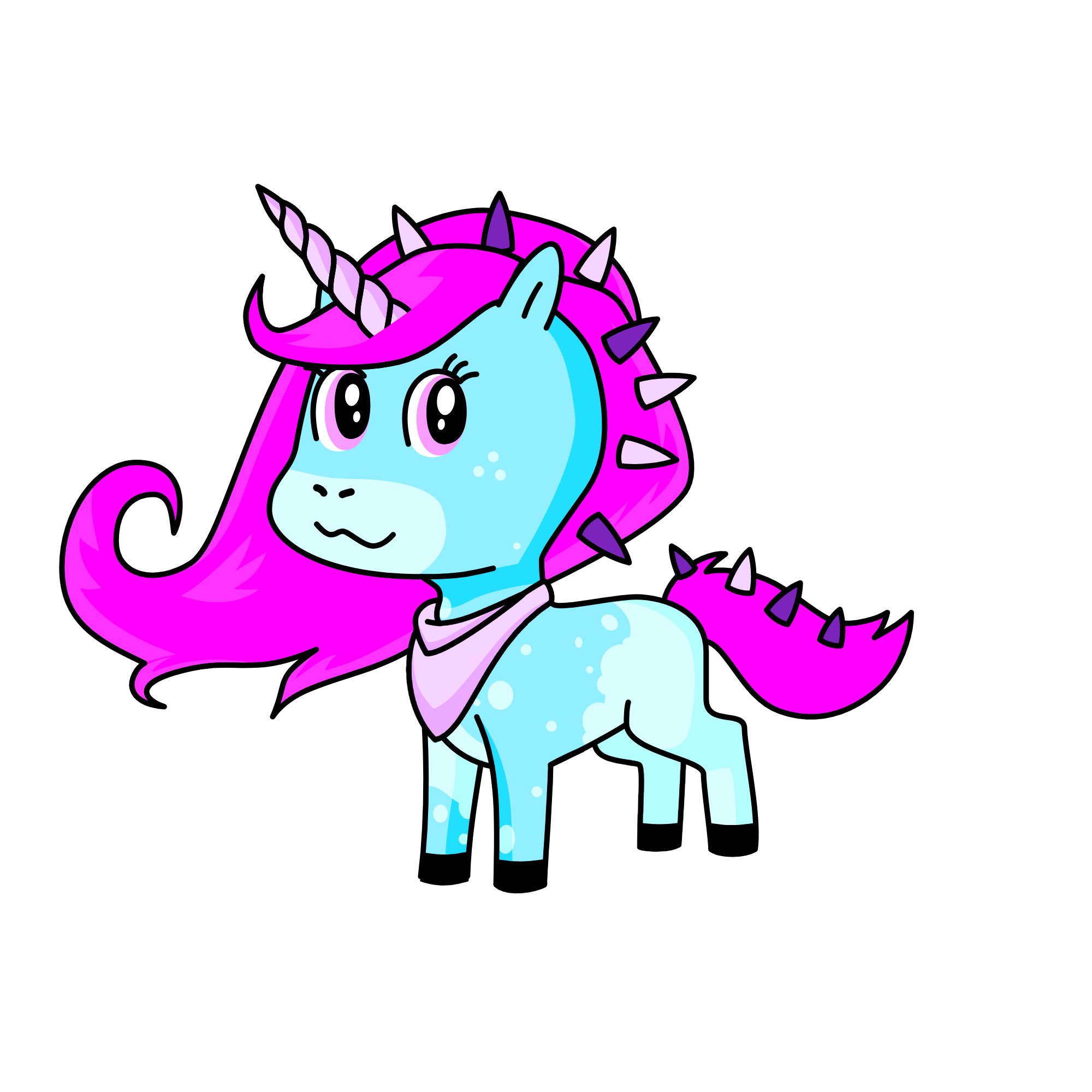 Cloudy Chloe, the unicorn