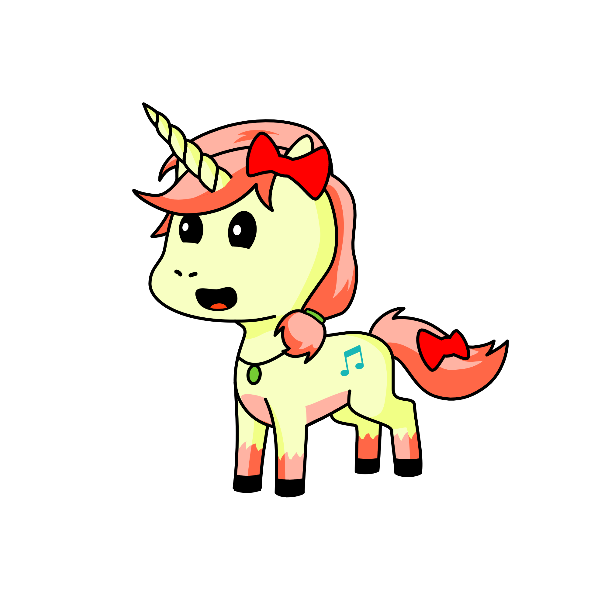 Sayori, the unicorn